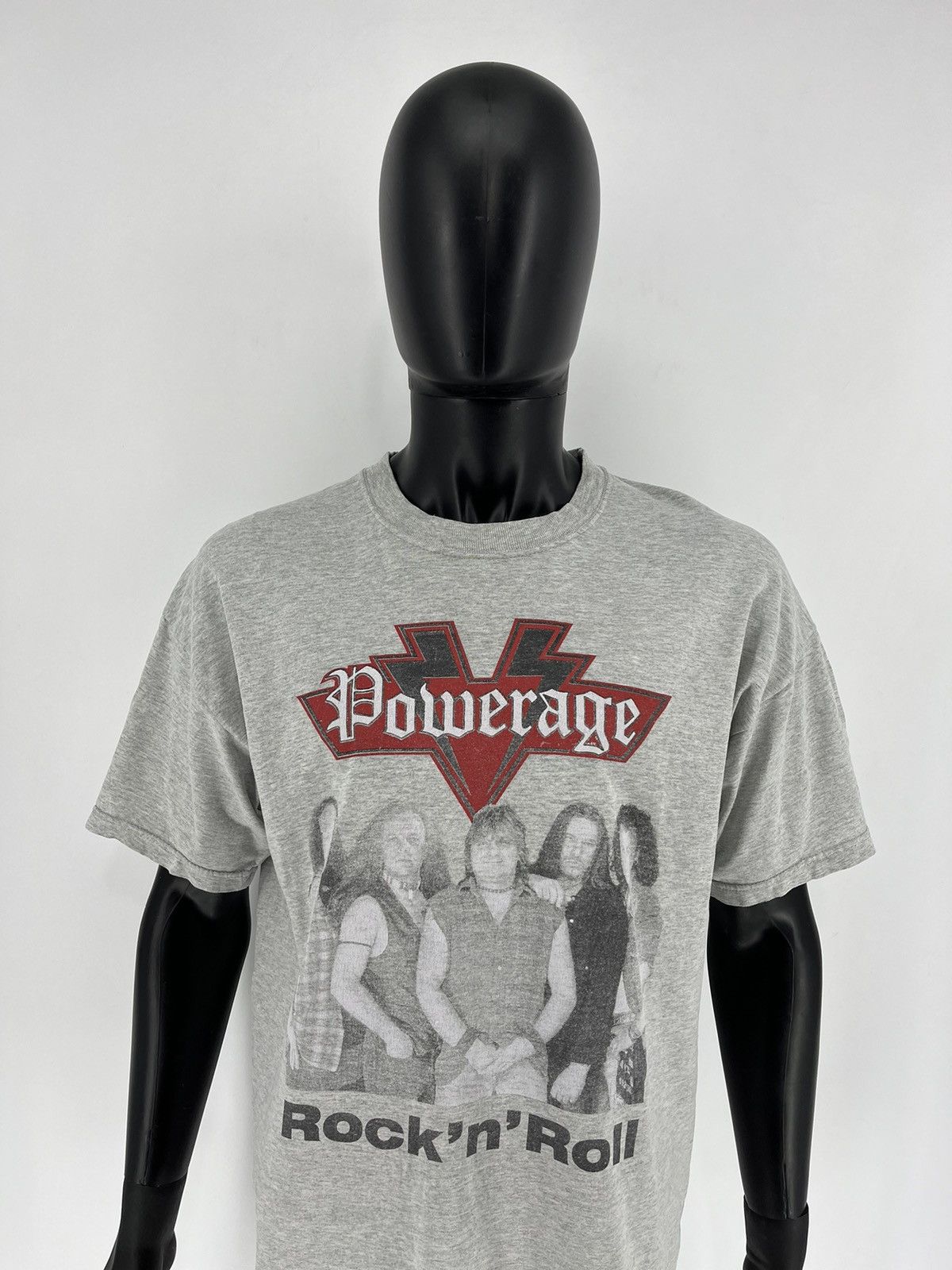Band Tees × Vintage Vintage 90s AC/DC Powerage Tshirt Big Logo Band Tee Size US XL / EU 56 / 4 - 1 Thumbnail