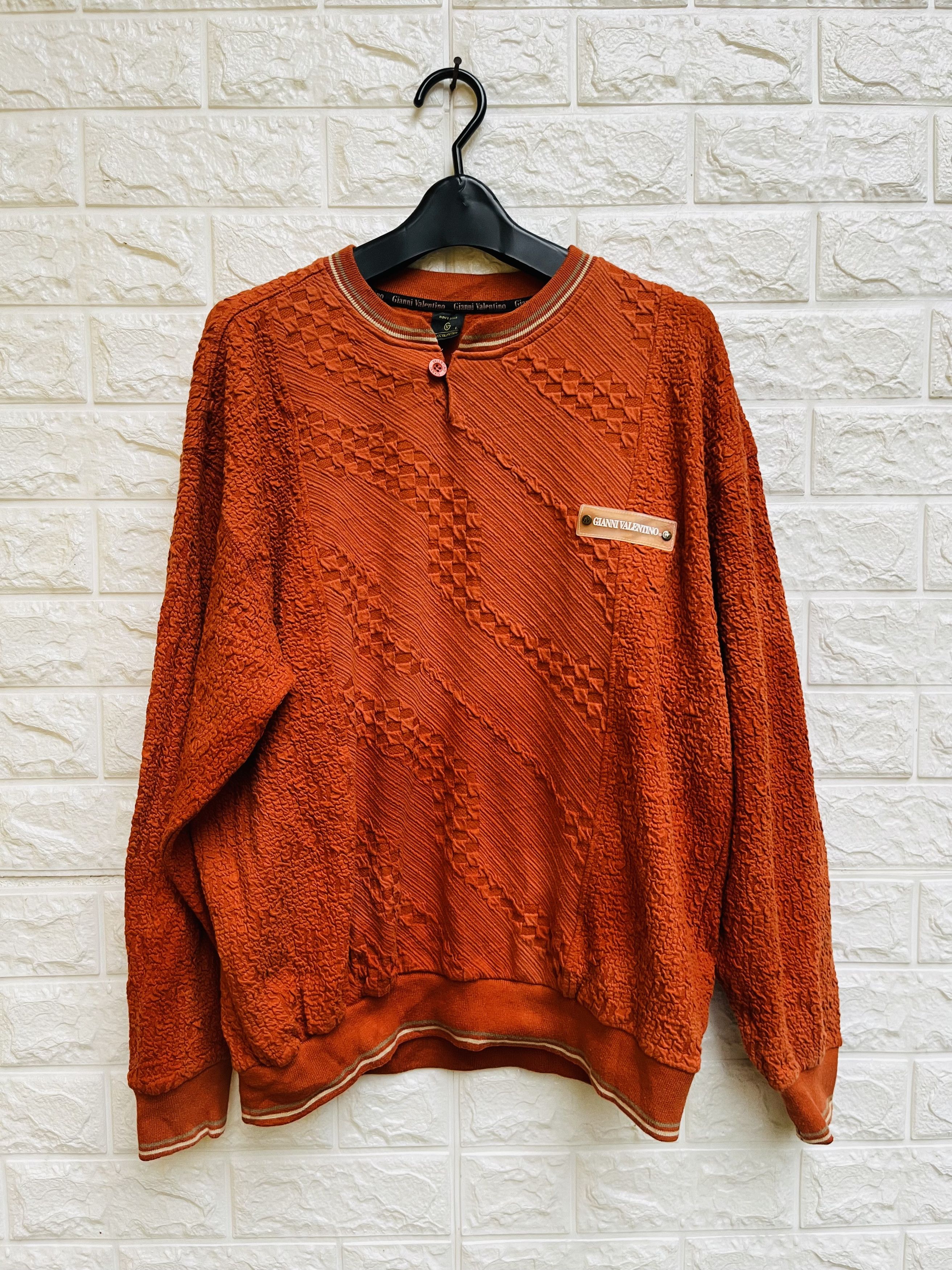 image of Gianni Valentino Japanese Designer Fashion Style in Orange, Men's (Size Large)