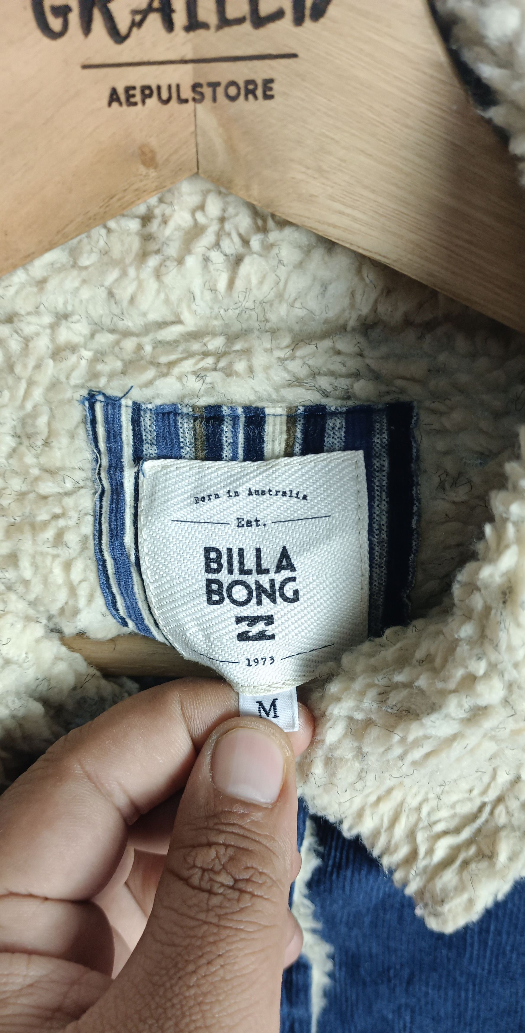 Billabong 🔥🔥Billabong Coduroy Sherpa Jacket Size US M / EU 48-50 / 2 - 9 Thumbnail