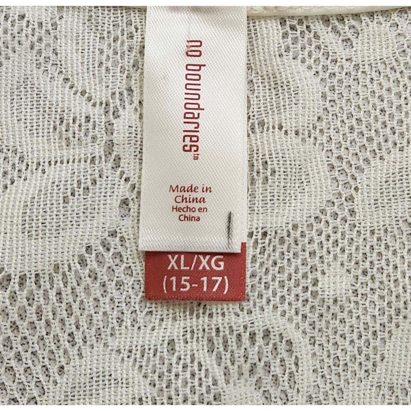 Other No boundaries Cream Lace Overlay Mini Dress XL 15 17 NWT Size XL / US 12-14 / IT 48-50 - 5 Thumbnail