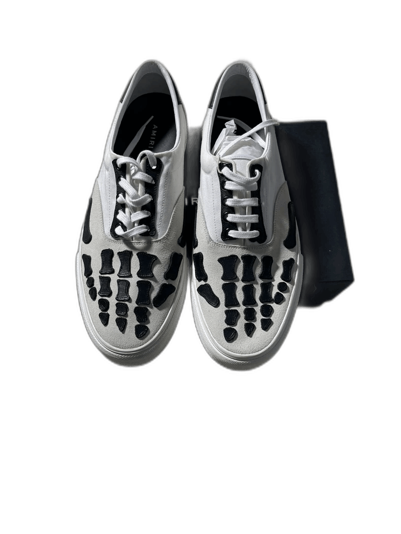 Amiri Amiri Black White Bone Print Sneakers Size US 14 / EU 47 - 1 Thumbnail