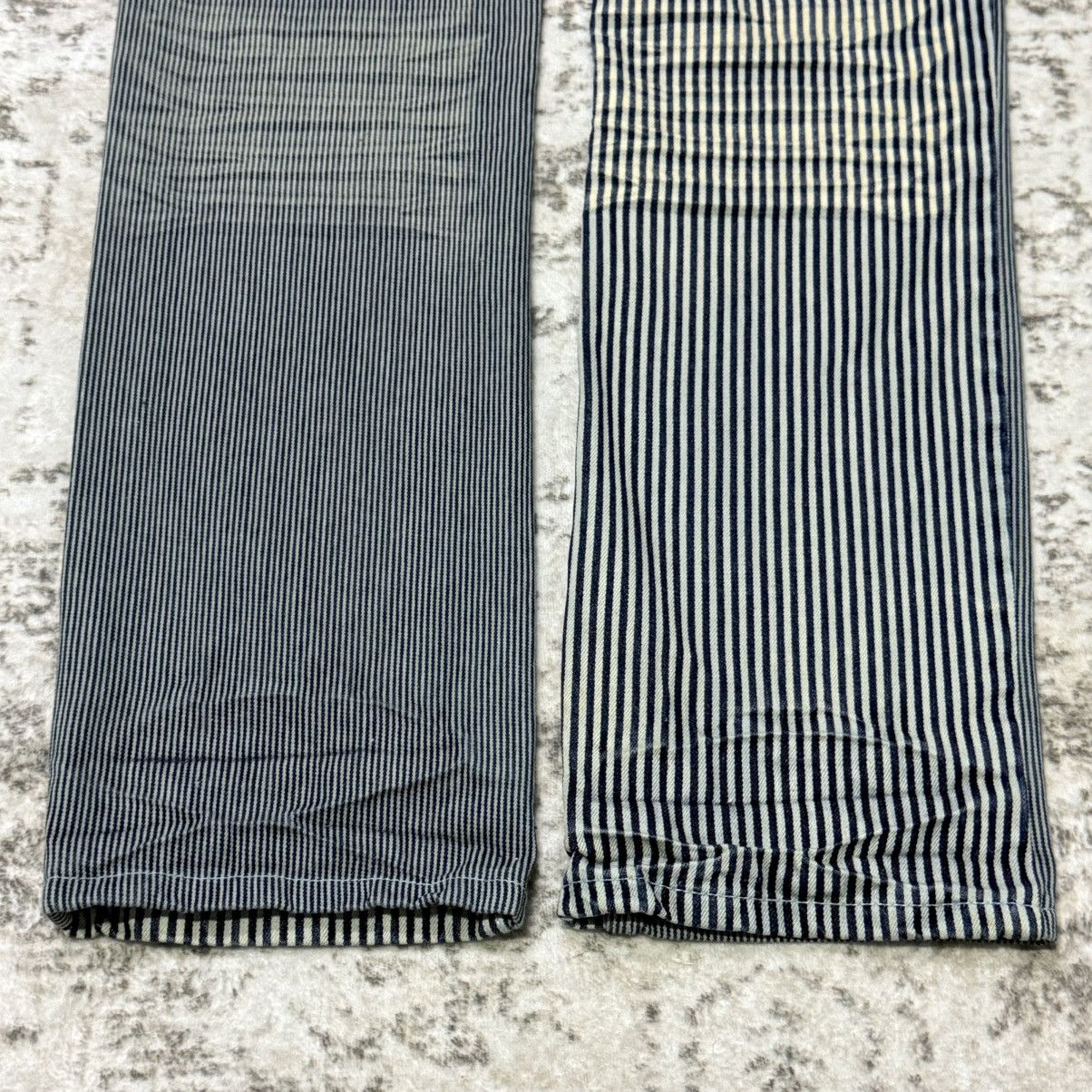 Japanese Brand Jungle Storm Japan Multi Hickory Stripe whiskers Denim Pants Size US 32 / EU 48 - 10 Thumbnail