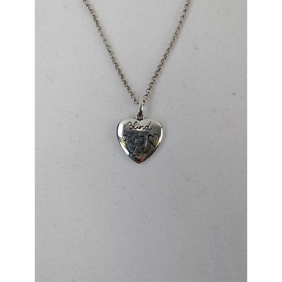 Gucci o1rshd1 Size: OS / Blind For Love Necklace in Silver Size ONE SIZE - 2 Thumbnail