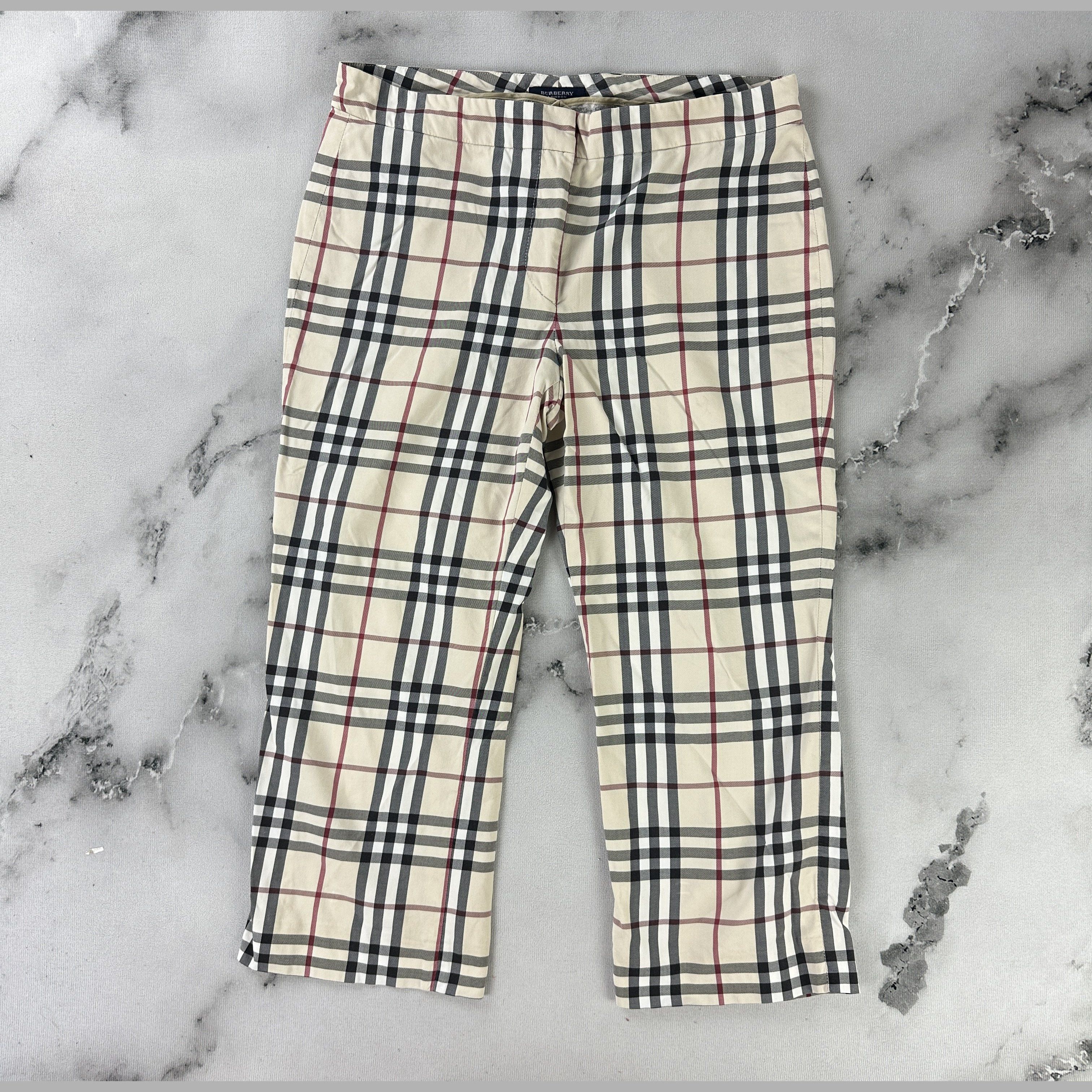 Burberry Pantaloni Burberrys Tartan Nova Check – 40 IT Size 27" / US 4 / IT 40 - 1 Thumbnail