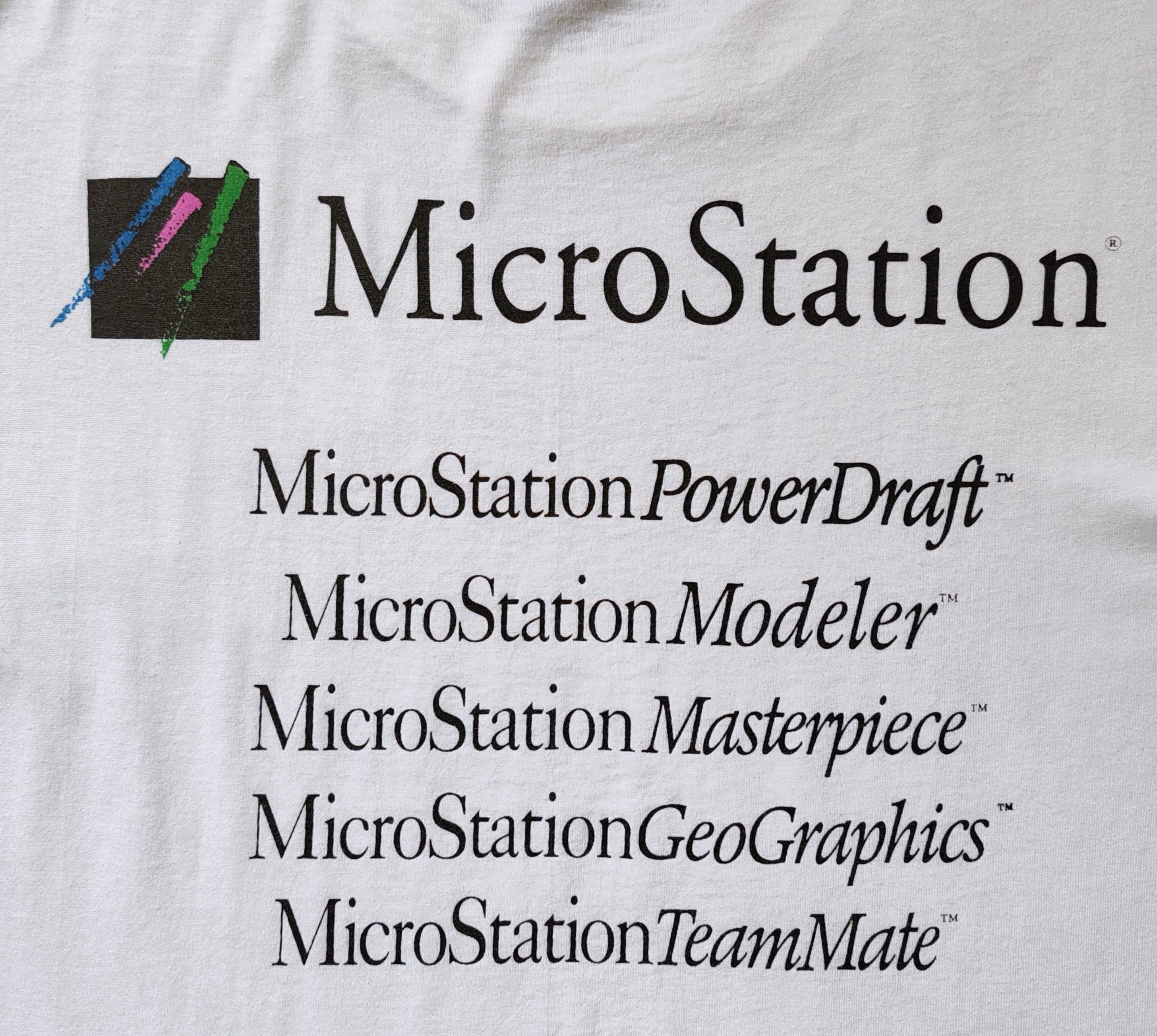 Apple × Microsoft × Vintage 90s Microstation Bentley T shirt Medium 1990s Classic Tech Size US M / EU 48-50 / 2 - 3 Thumbnail