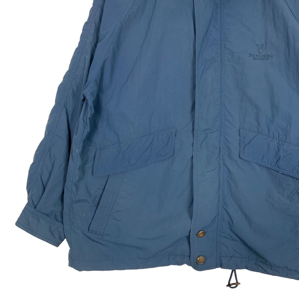 Playboy PLAYBOY SPORT Blue Casual Light Jacket #1056-C48 Size US L / EU 52-54 / 3 - 3 Thumbnail