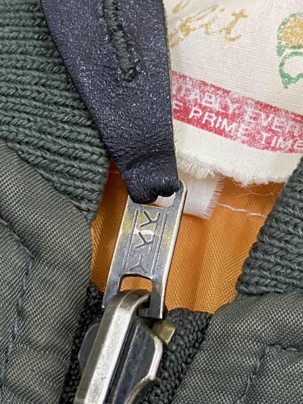 Vintage Vintage Military Style MA-1 Bomber Jacket – Olive Green Size US L / EU 52-54 / 3 - 9 Thumbnail