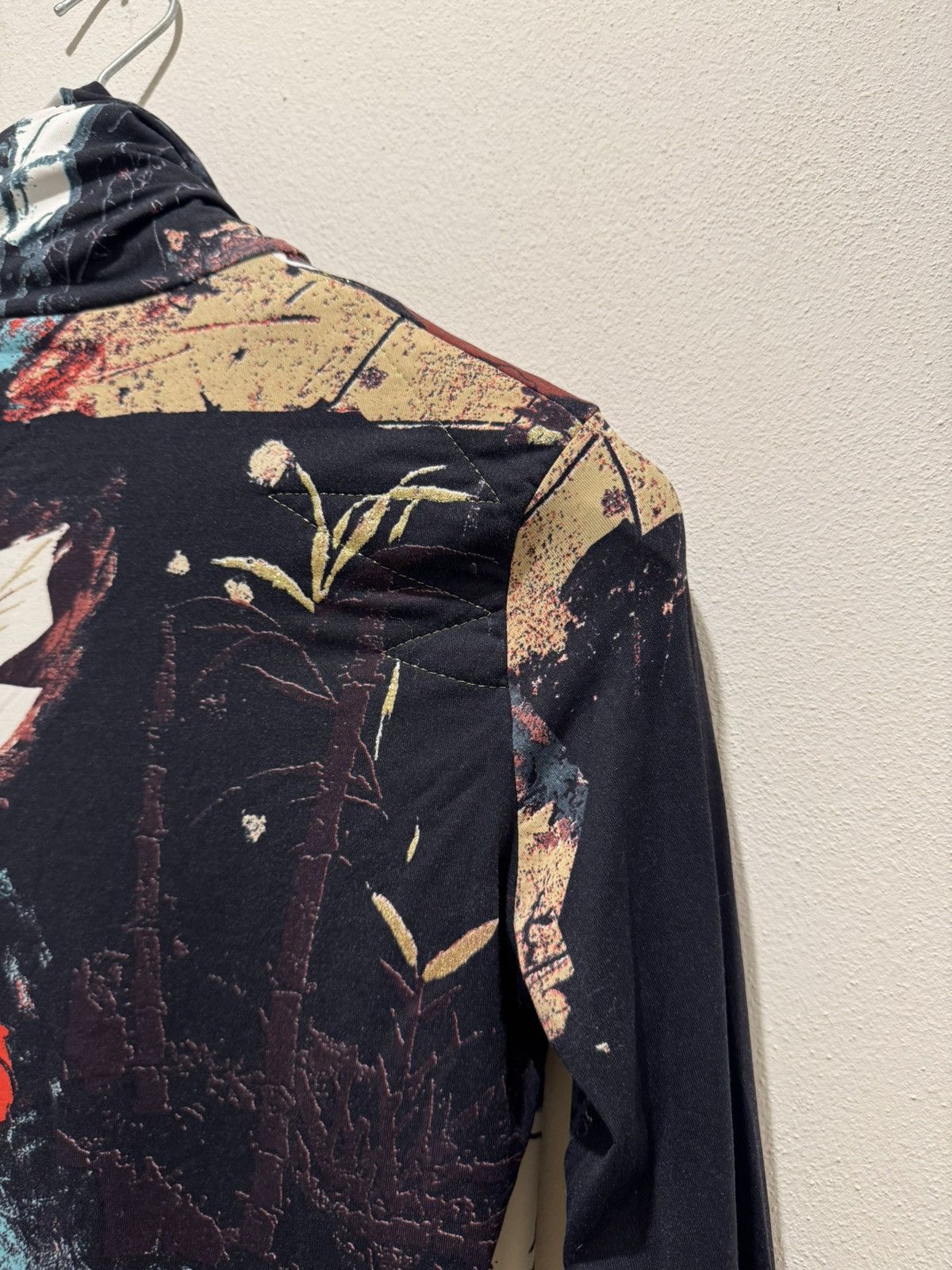 Japanese Brand × Just Cavalli × Vintage Vintage Rare Just Roberto Cavalli Geisha print blouse long Size L / US 10 / IT 46 - 8 Thumbnail
