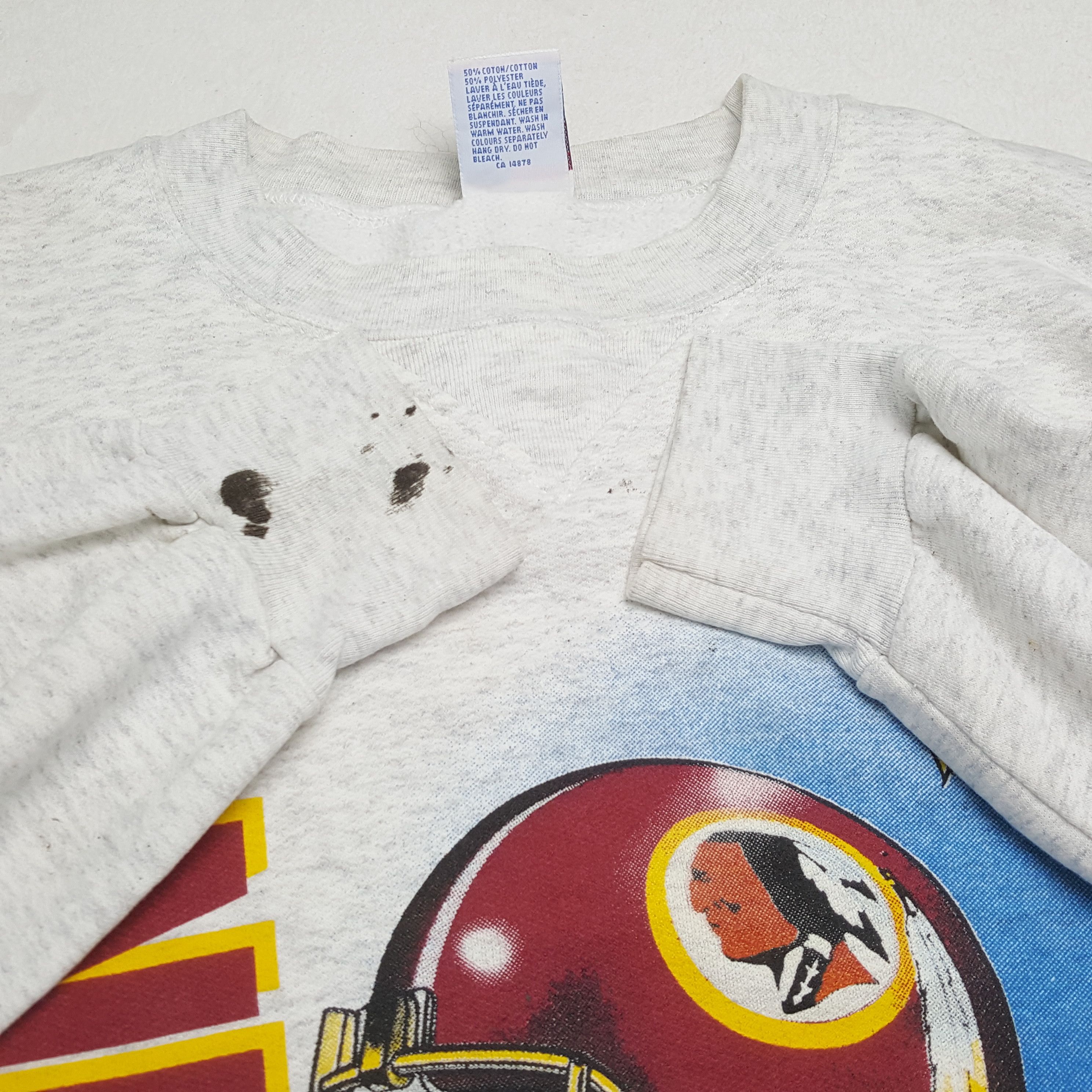 NFL × Vintage Vintage WASHINGTON REDSKINS American NFL Team Sweatshirt Size US XL / EU 56 / 4 - 10 Thumbnail