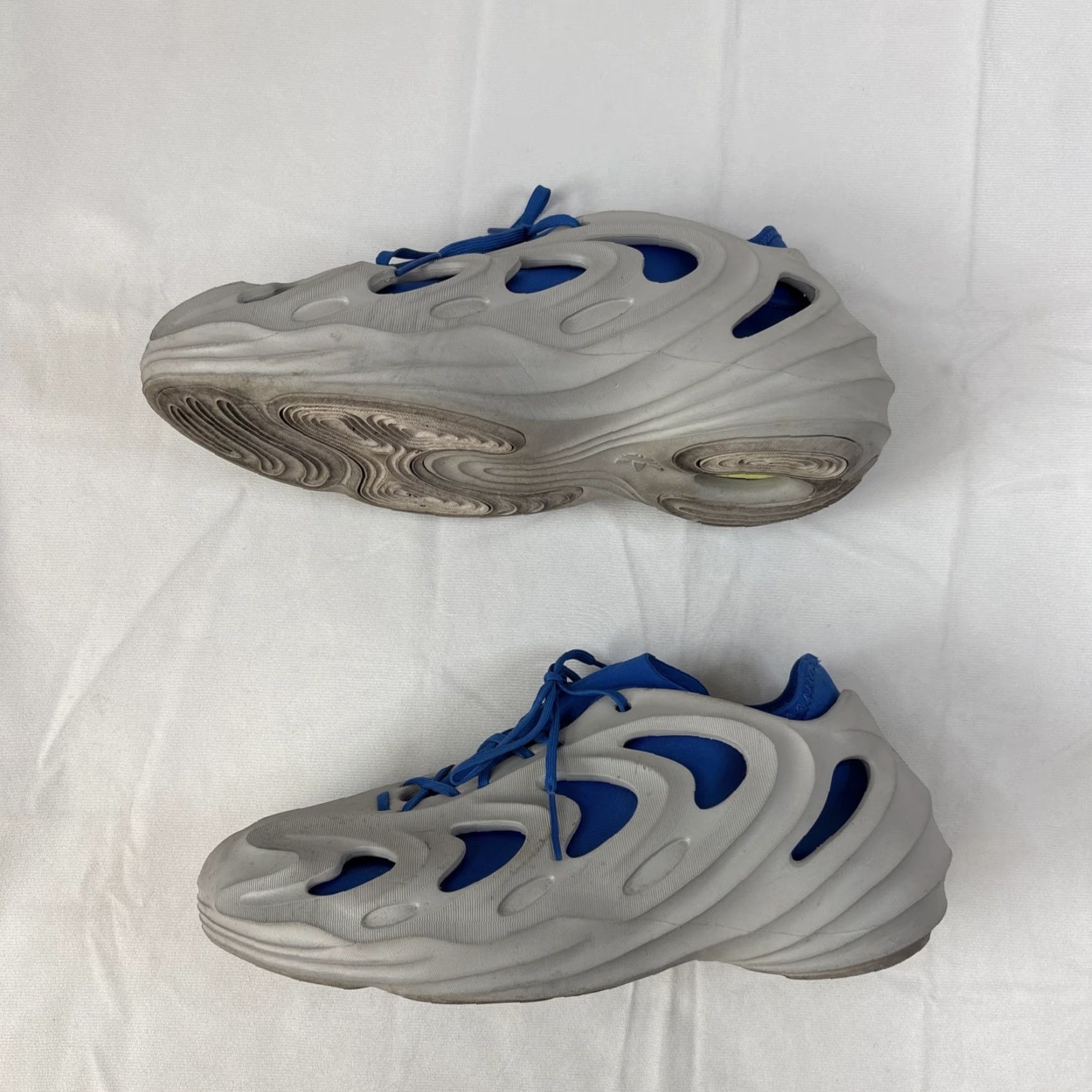 Adidas Adidas AdiFom Q Size 12 Royal Blue Smoke Gray Sneaker Men Royal AdiFom Q Shoe EVA Upper - Adidas AdiFOM Sneaker Men 12 Blue Gray Size US 12 / EU 45 - 3 Thumbnail