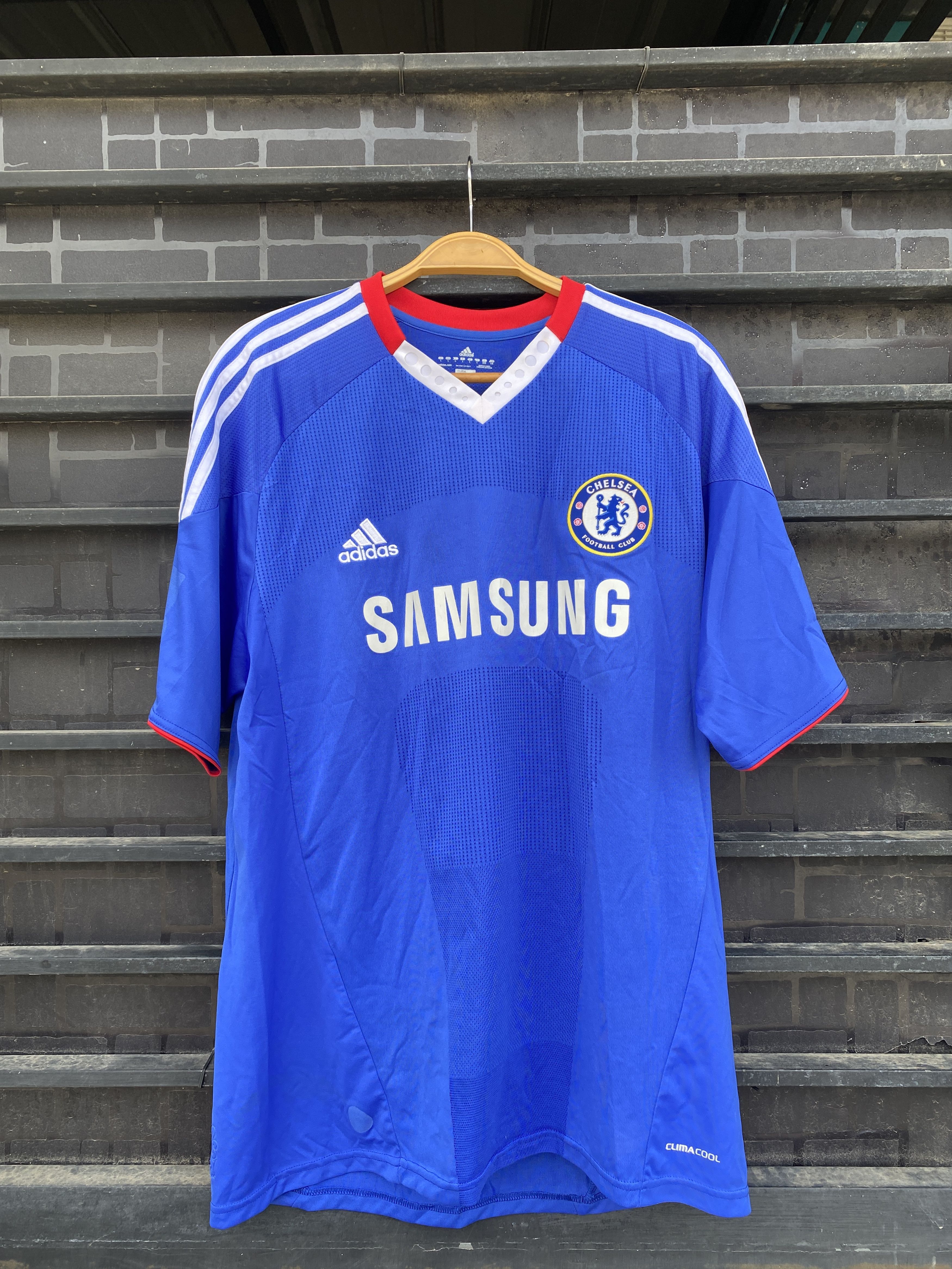 Adidas × Vintage Chelsea 2010 2011 Home Fotball Shirt Soccer Jersey Size US L / EU 52-54 / 3 - 1 Thumbnail
