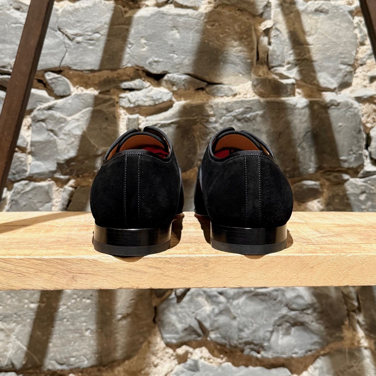 Christian Louboutin Christian Louboutin Black Suede Alpha Male Oxford Shoes Size US 7.5 / EU 40-41 - 4 Thumbnail
