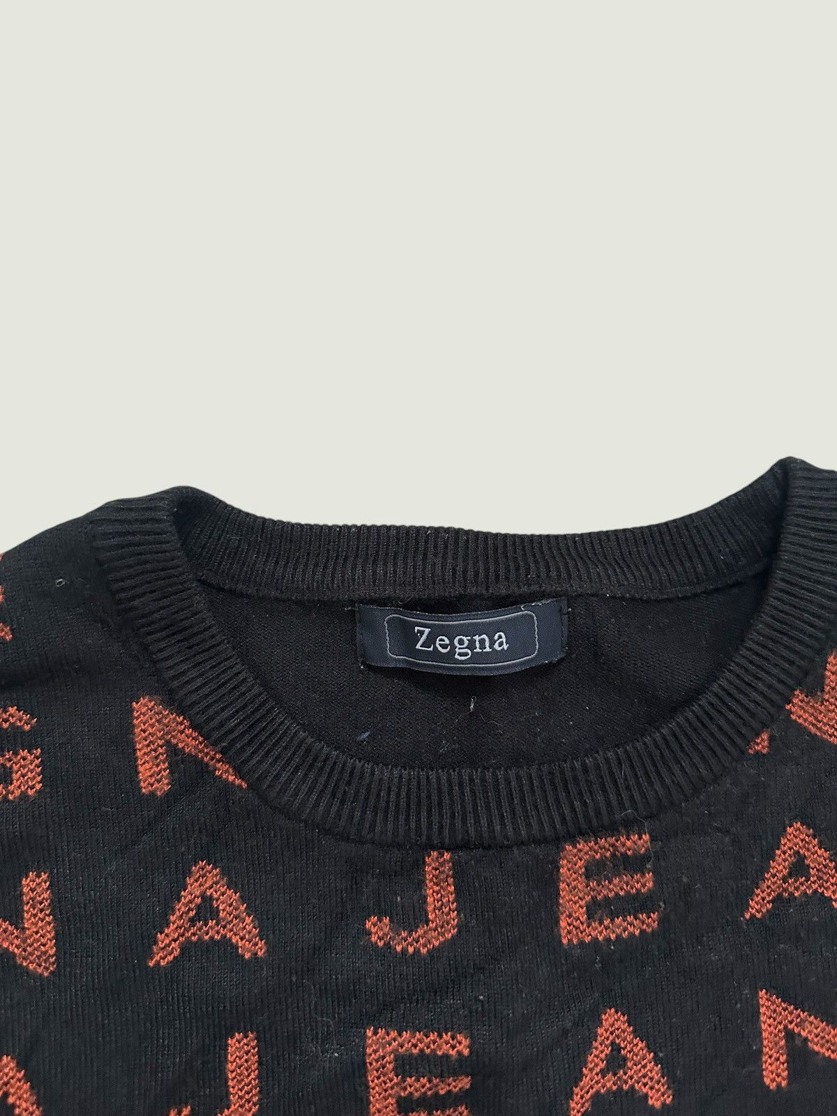 Ermenegildo Zegna Ermenegildo Zegna "Zegna Jeans" Monogram Knit Sweater Size US M / EU 48-50 / 2 - 4 Thumbnail