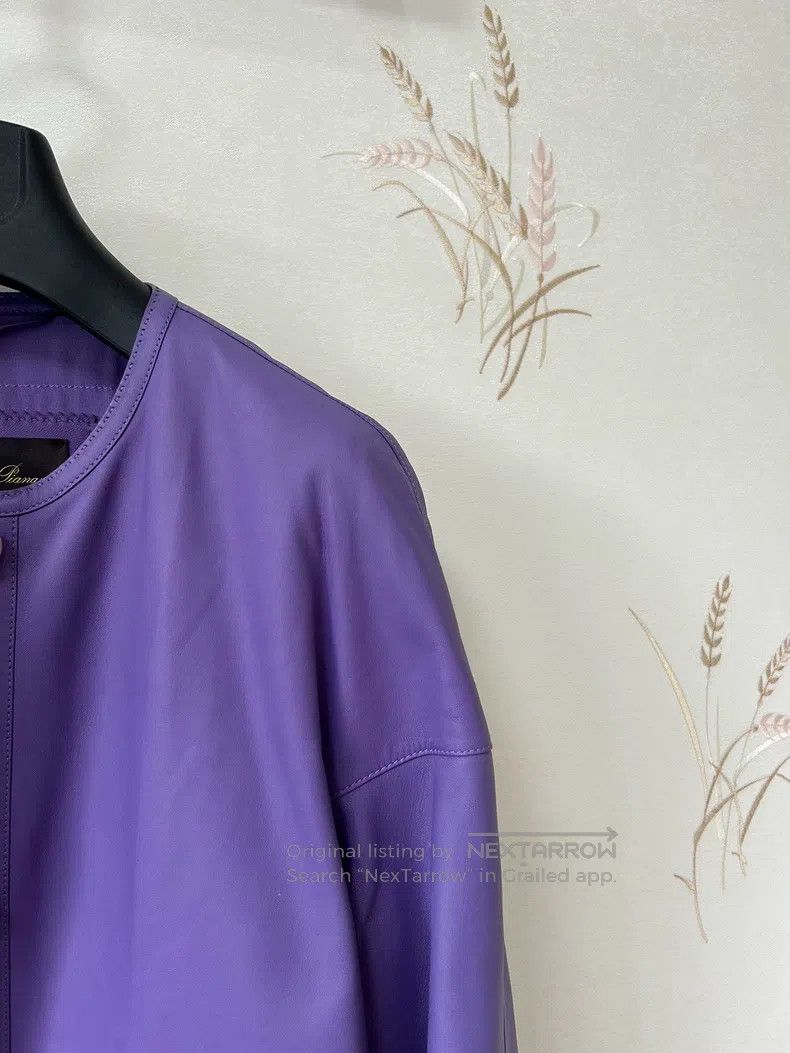 Loro Piana LORO PIANA Lavender purple top-grade lamb leather velvet b Size XS / US 0-2 / IT 36-38 - 5 Thumbnail