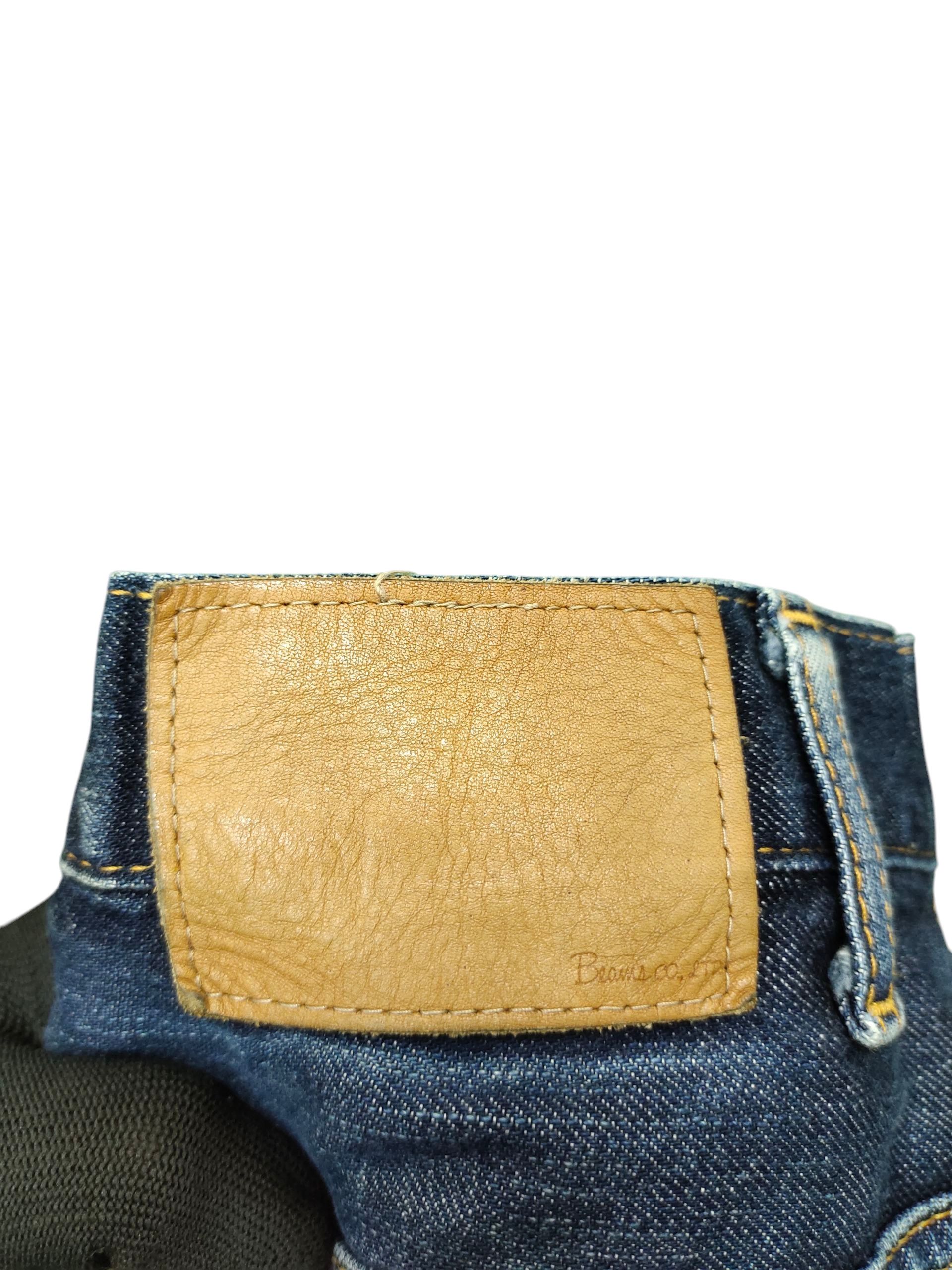 Beams Plus Beams Japan Asymmetrical Clawmark Faded Denim Jeans Size US 32 / EU 48 - 10 Thumbnail