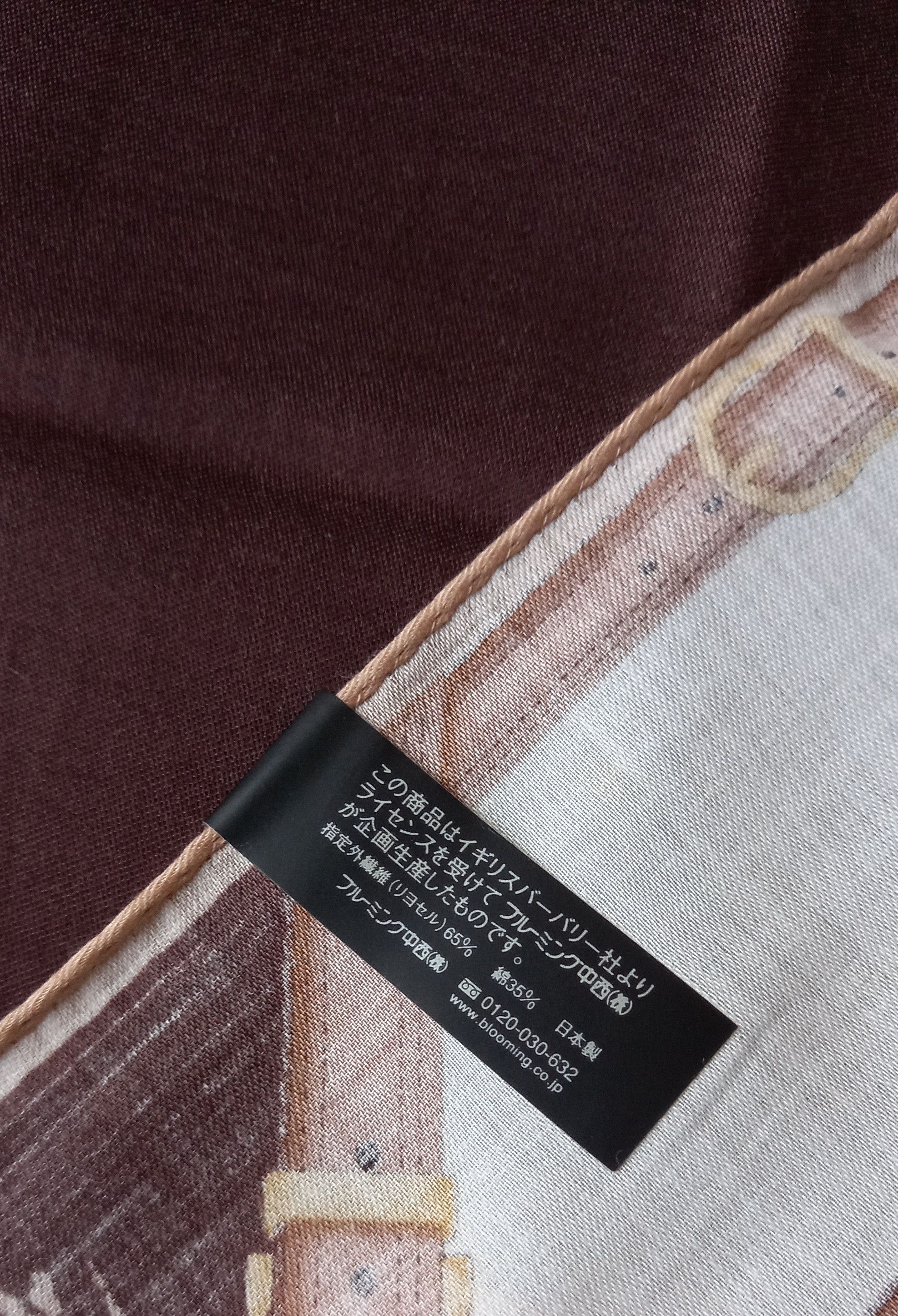 Burberry × Vintage NEW Vintage Japan Burberry bandana handkerchief scarf Size ONE SIZE - 4 Thumbnail
