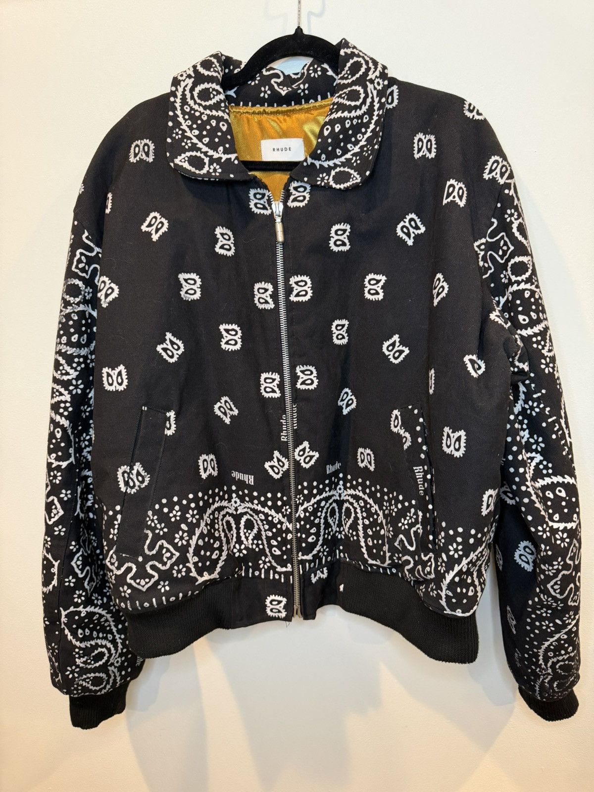 Rhude Rhude Friends and Family Bandana Bomber Size US L / EU 52-54 / 3 - 1 Thumbnail