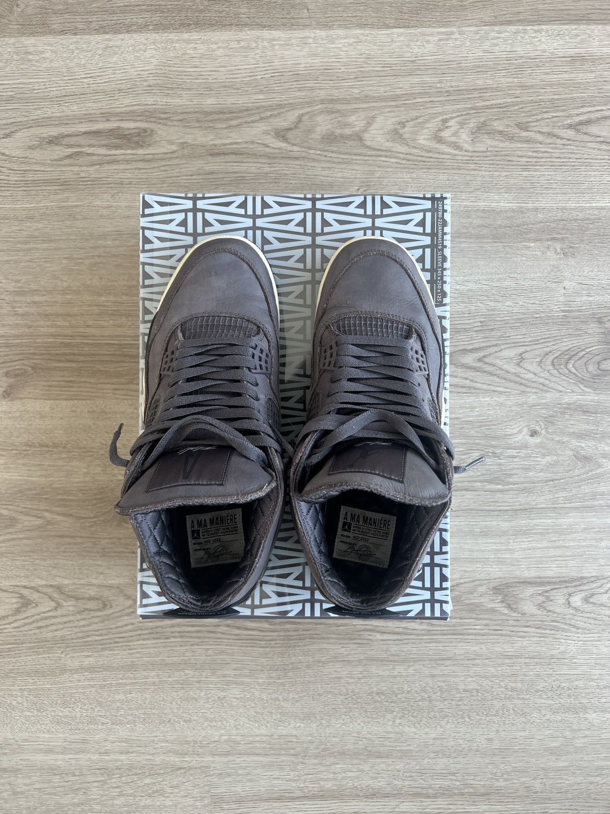 A Ma Maniere × Nike Jordan 4 A Ma Maniere "Violet Ore" - Size 10 Size US 10 / EU 43 - 14 Thumbnail