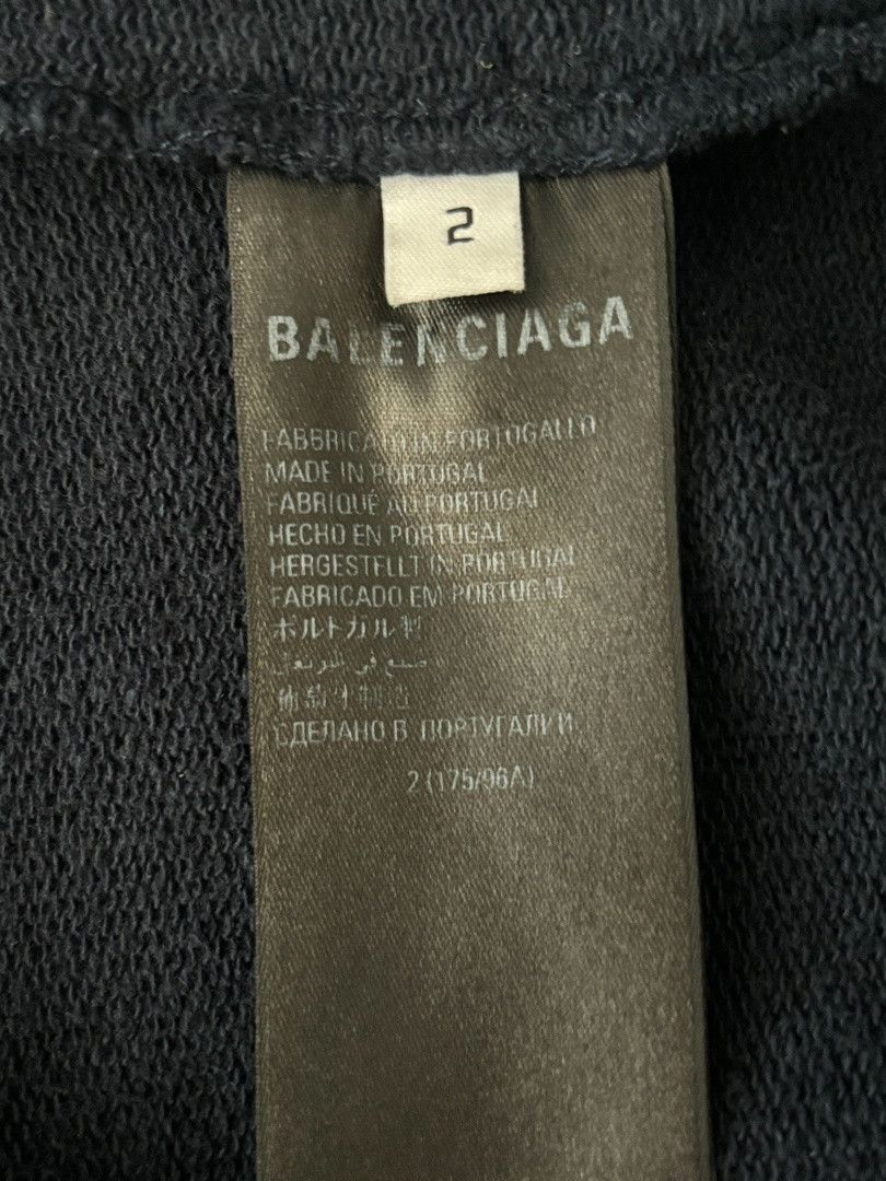 Balenciaga Balenciaga FW22 Dirty Polo Zip-Hoodie Size US M / EU 48-50 / 2 - 7 Thumbnail