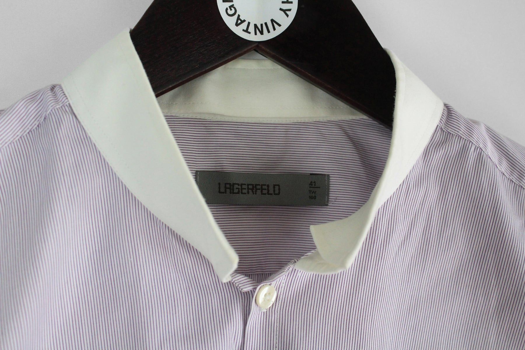 Karl Lagerfeld Lagerfeld Shirt Medium Size 42S - 3 Thumbnail