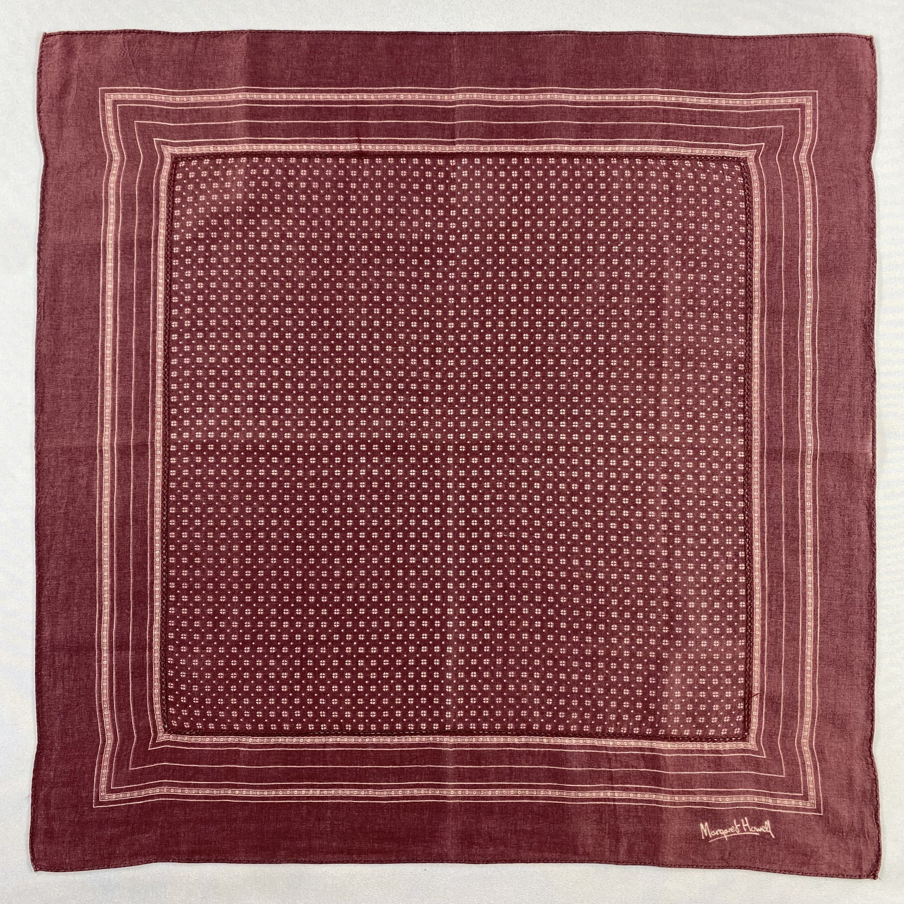 Margaret Howell × Vintage Margaret Howell Bandana/ Handkerchief / Neckerchief-P761 Size ONE SIZE - 1 Thumbnail