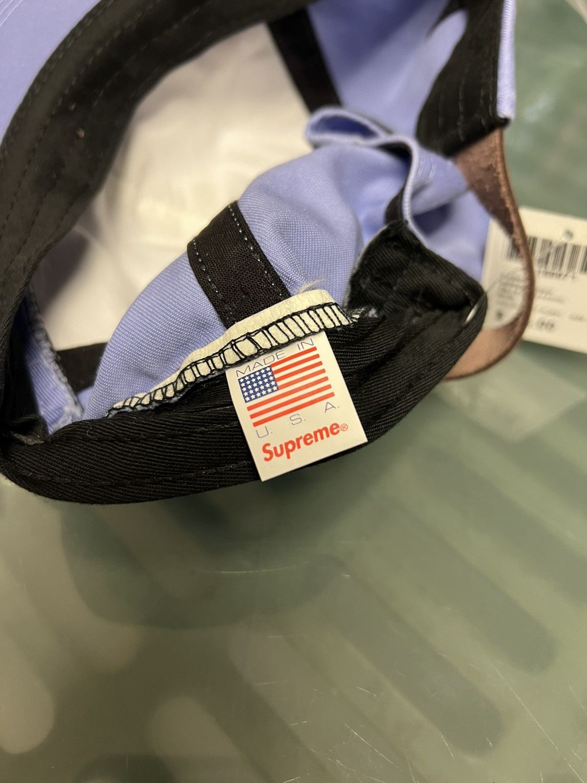 Supreme SS18 Supreme S Logo Felt 6-Panel Cap Hat LIGHT PURPLE 2018 Size ONE SIZE - 6 Thumbnail