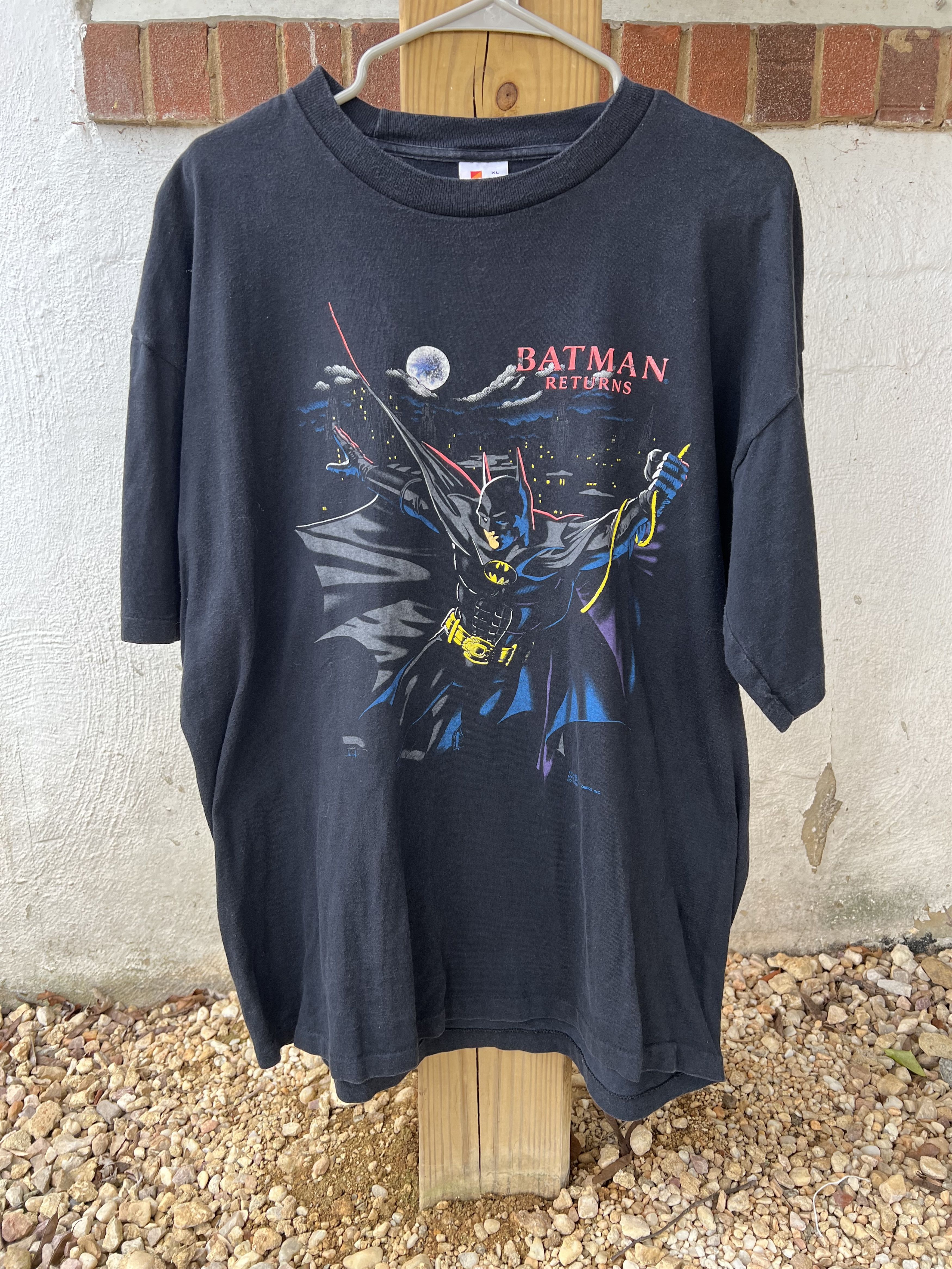 DC Comics 1991 Batman Returns Tee Tim Burton DC Comics Dark Knight Size US XL / EU 56 / 4 - 1 Thumbnail