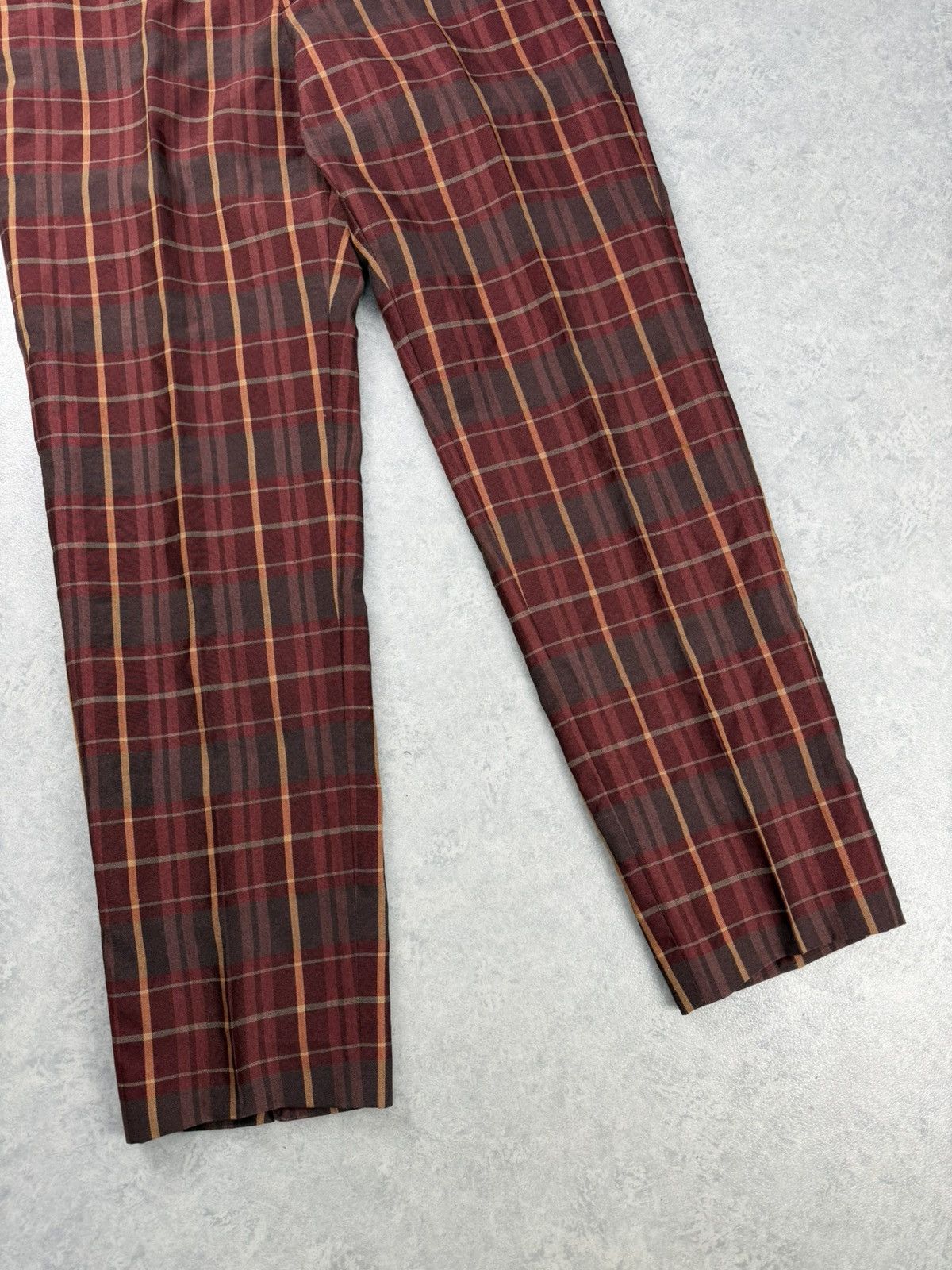 Paul Smith Paul Smith Multicolor Plaid Trousers Pants Size 34 Size US 34 / EU 50 - 2 Thumbnail