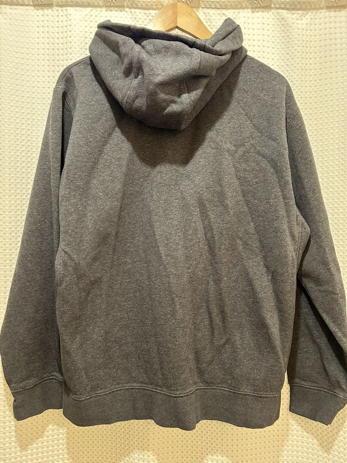 Nike ☀️GREY NIKE VINTAGE HOODIE Y2K☀️ Size US L / EU 52-54 / 3 - 2 Thumbnail