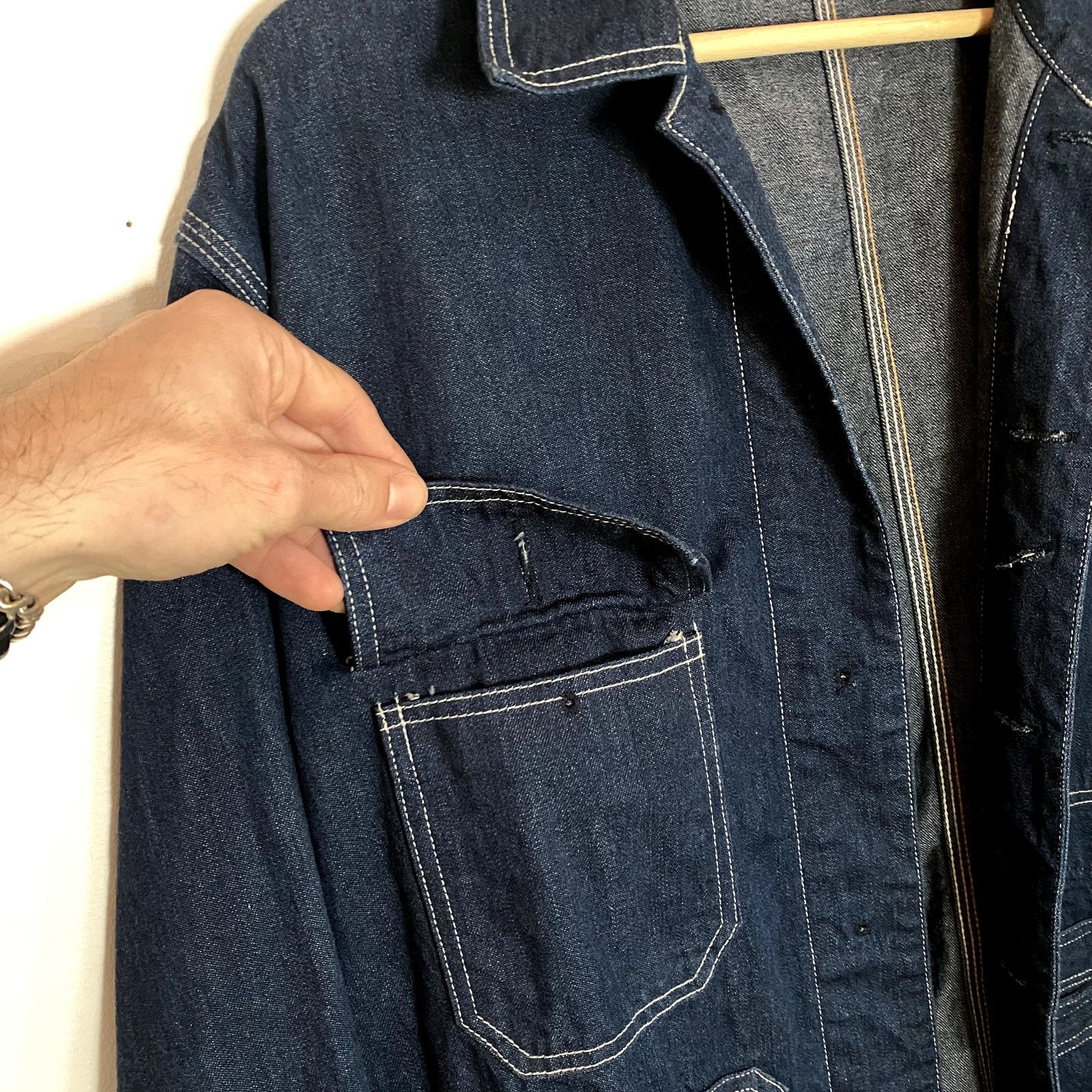 RRL Ralph Lauren RRL Double RL Denim Engineer Chore Jacket Sample Size US L / EU 52-54 / 3 - 5 Thumbnail