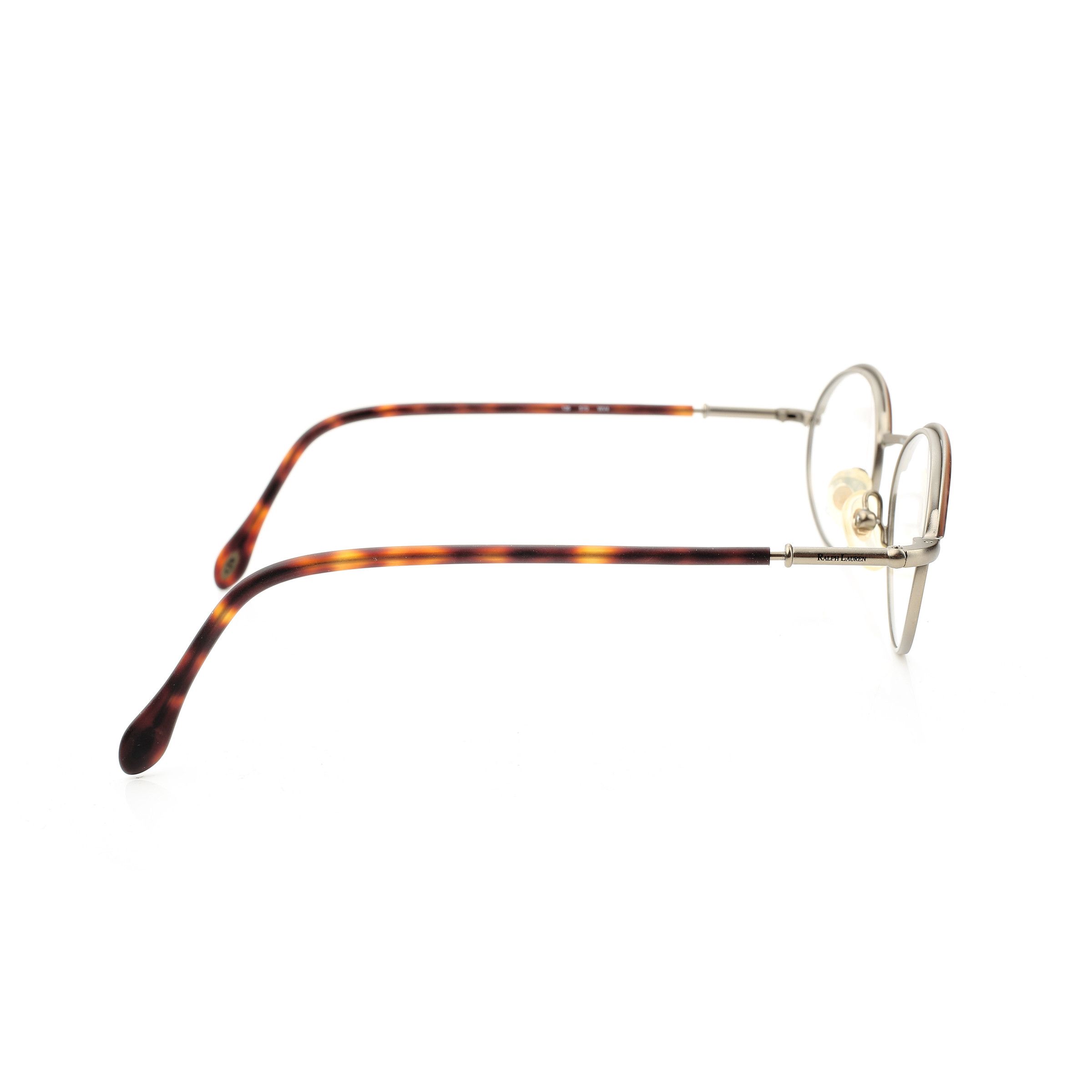 Ralph Lauren Ralph Lauren '90s Silver Dark Havana Oval Glasses Size ONE SIZE - 3 Thumbnail