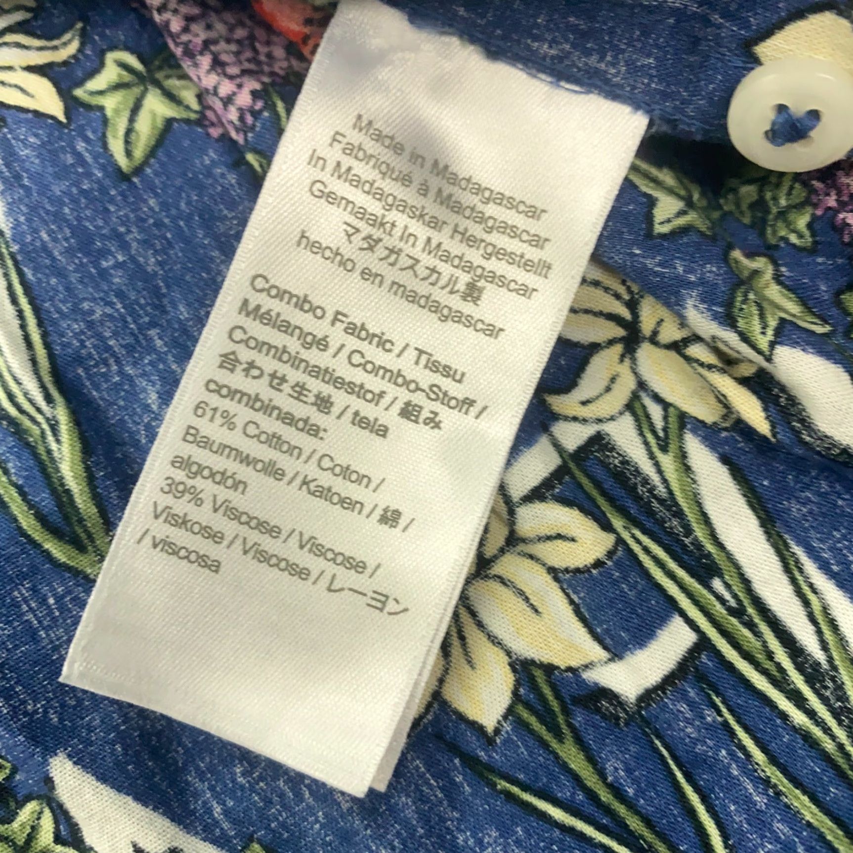 J.Crew J.CREW Camp Hawaiian Shirt Mens Medium Blue Floral Heat Wave Summer Beach Casual Shirt Size US M / EU 48-50 / 2 - 4 Thumbnail