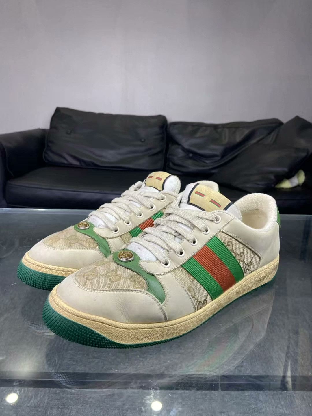 Gucci Gucci Lowtop Sneakers 10 Men Size US 10 / EU 43 - 1 Thumbnail