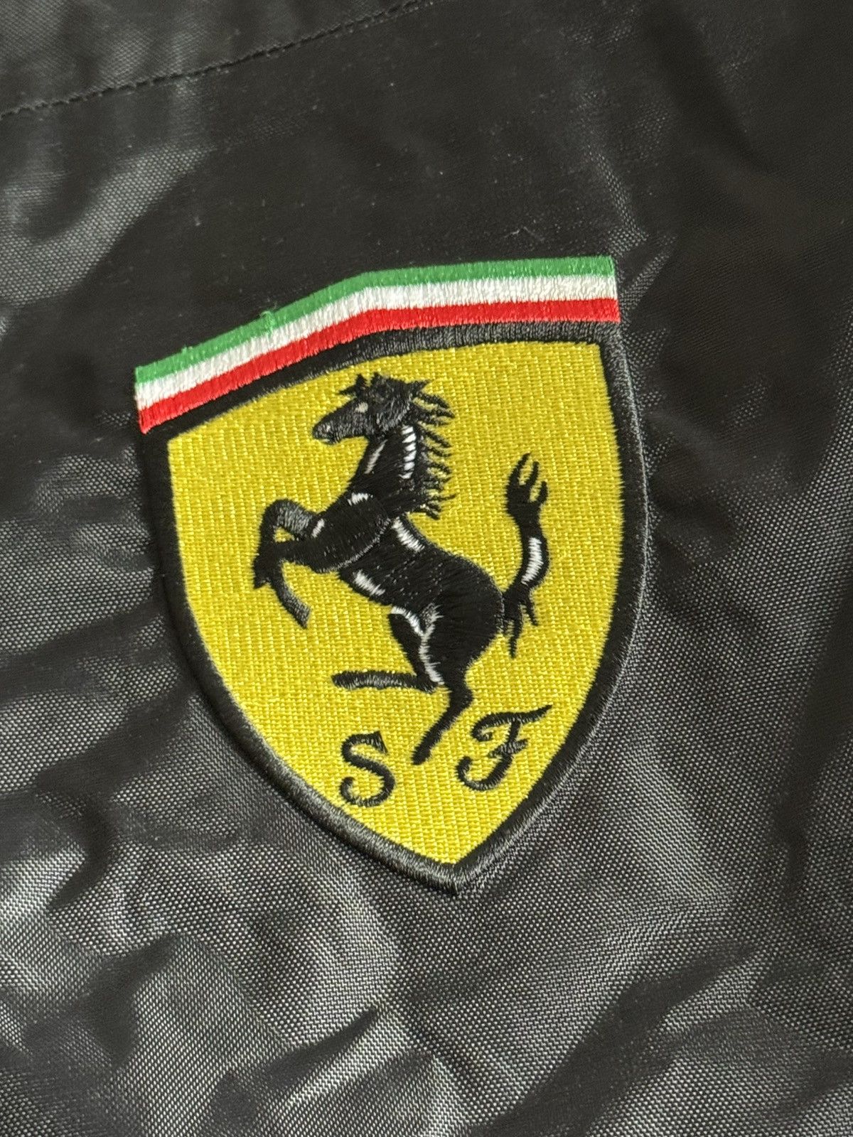 Vintage Ferrari XL official jacket zip nylon coat parka bomber 90s Size US XL / EU 56 / 4 - 11 Thumbnail