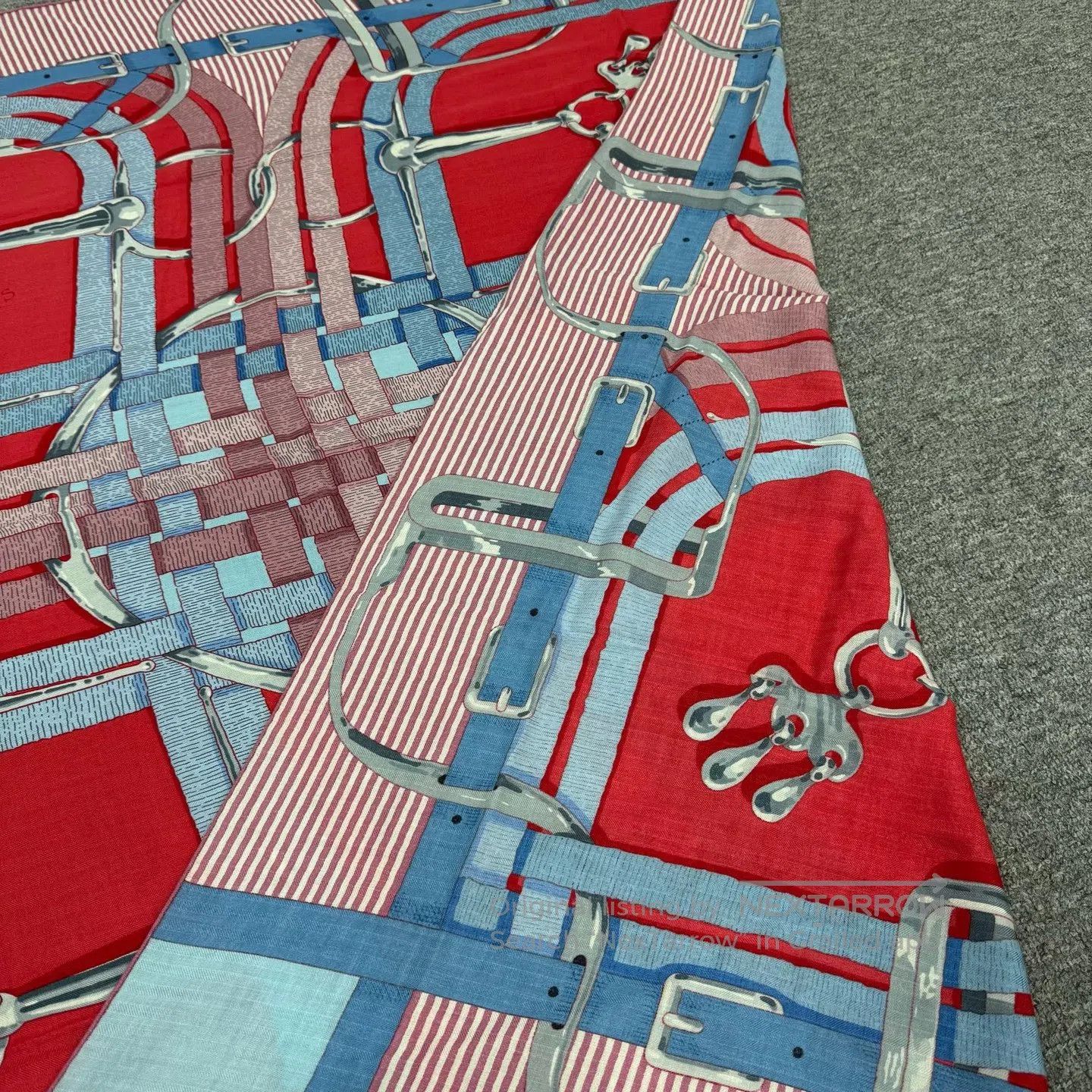 Hermes Hermes "Horse Bit Lock Ring" scarf| Size ONE SIZE - 3 Thumbnail