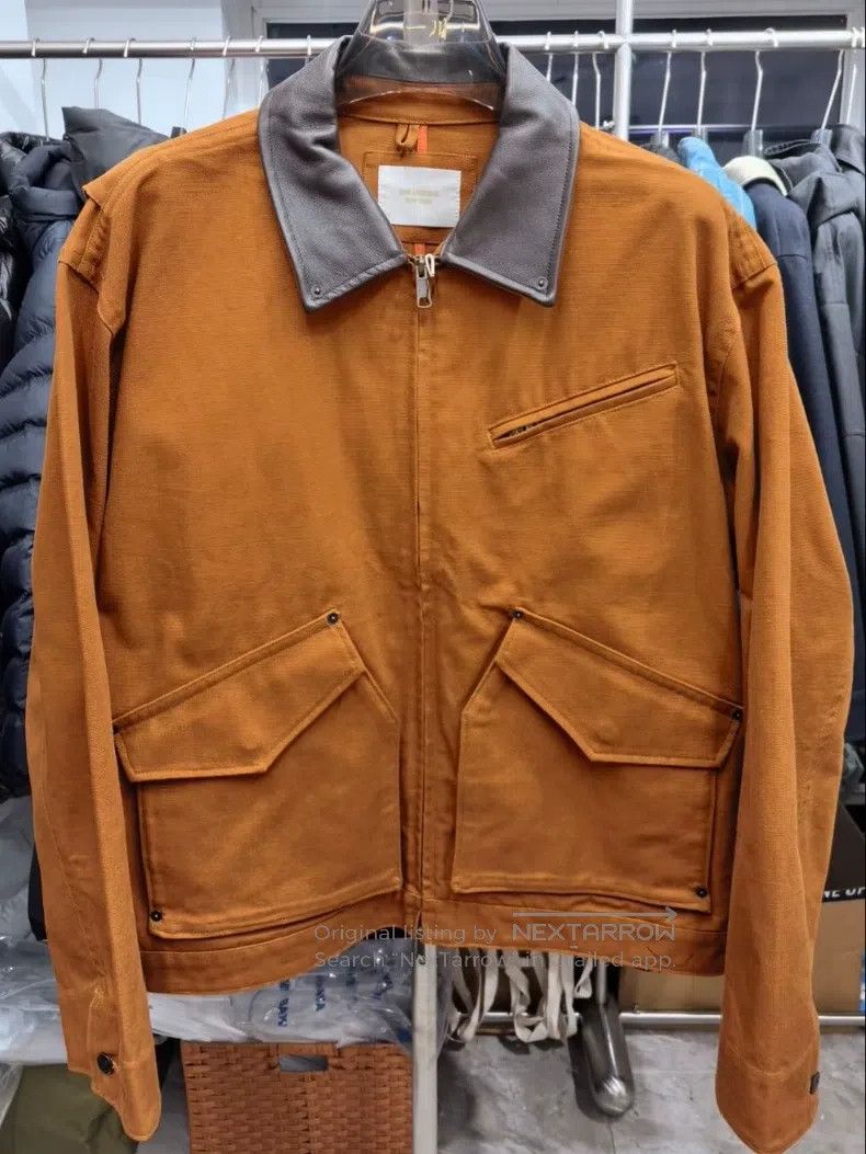 Aime Leon Dore Aime Leon Dore Canvas Flight Jacket - Orange Size US M / EU 48-50 / 2 - 6 Thumbnail