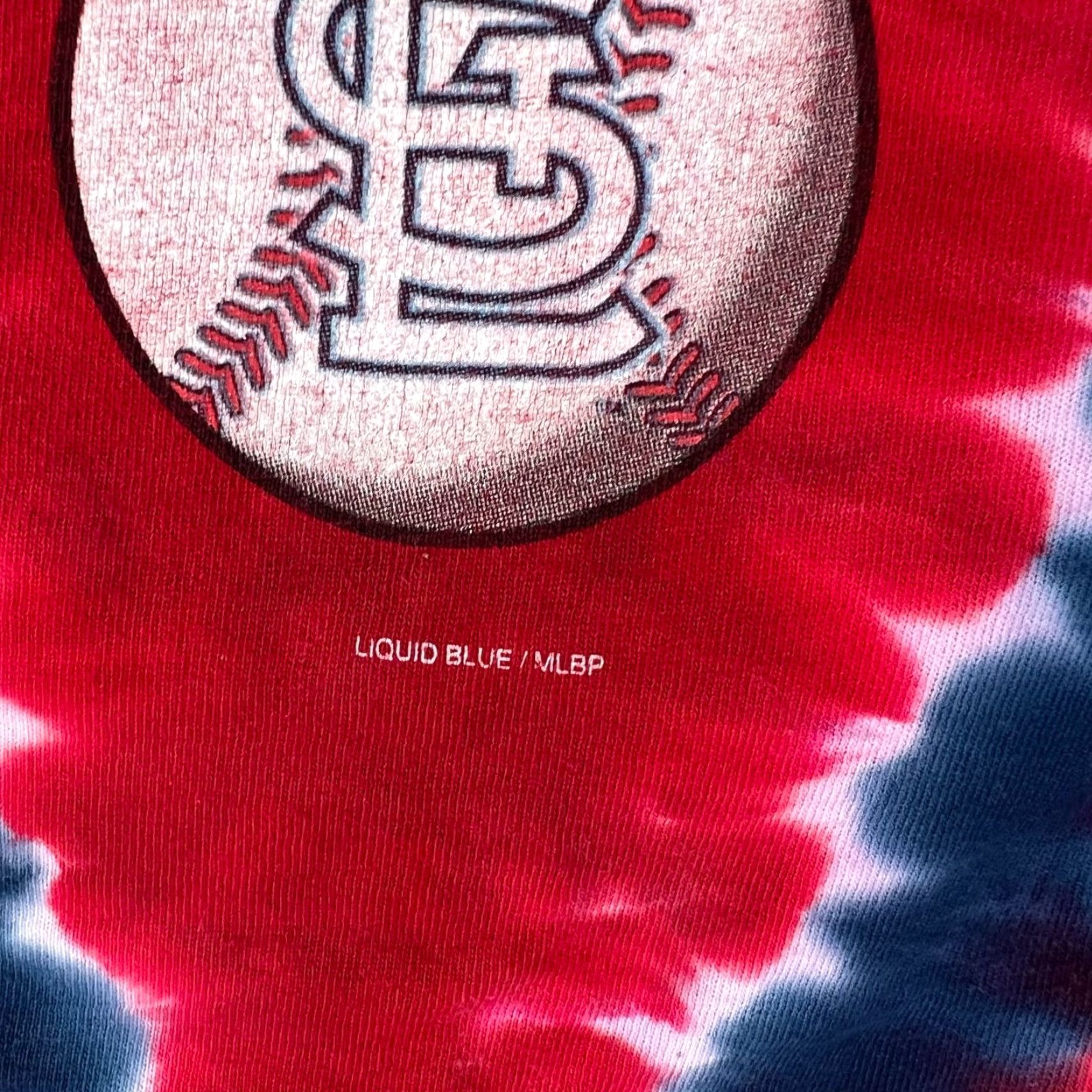 Liquid Blue Liquid Blue St. Louis Cardinals Tie Dye T-Shirt XL Red Short Sleeve Graphic Mens Size US XL / EU 56 / 4 - 6 Thumbnail