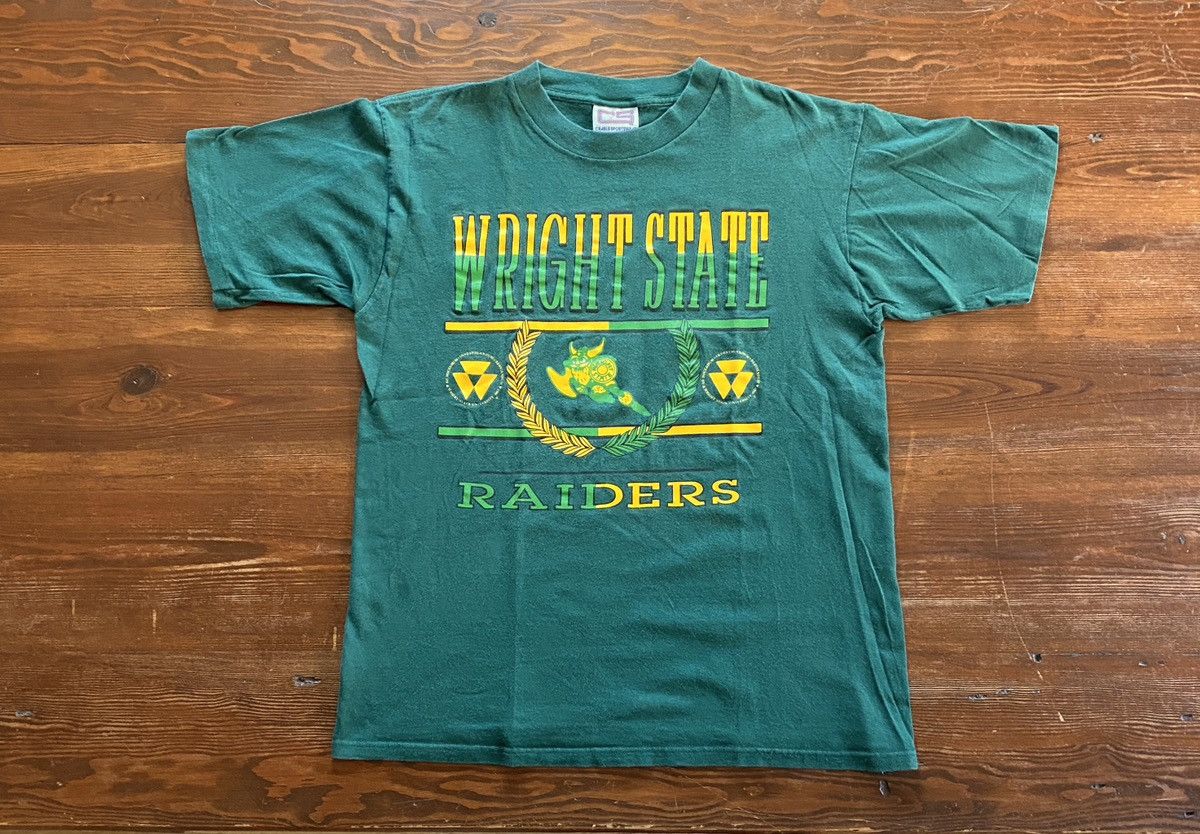 Other Vintage 90’s Wright State Raiders Single Stitch Sleeves Tee Size US L / EU 52-54 / 3 - 2 Thumbnail