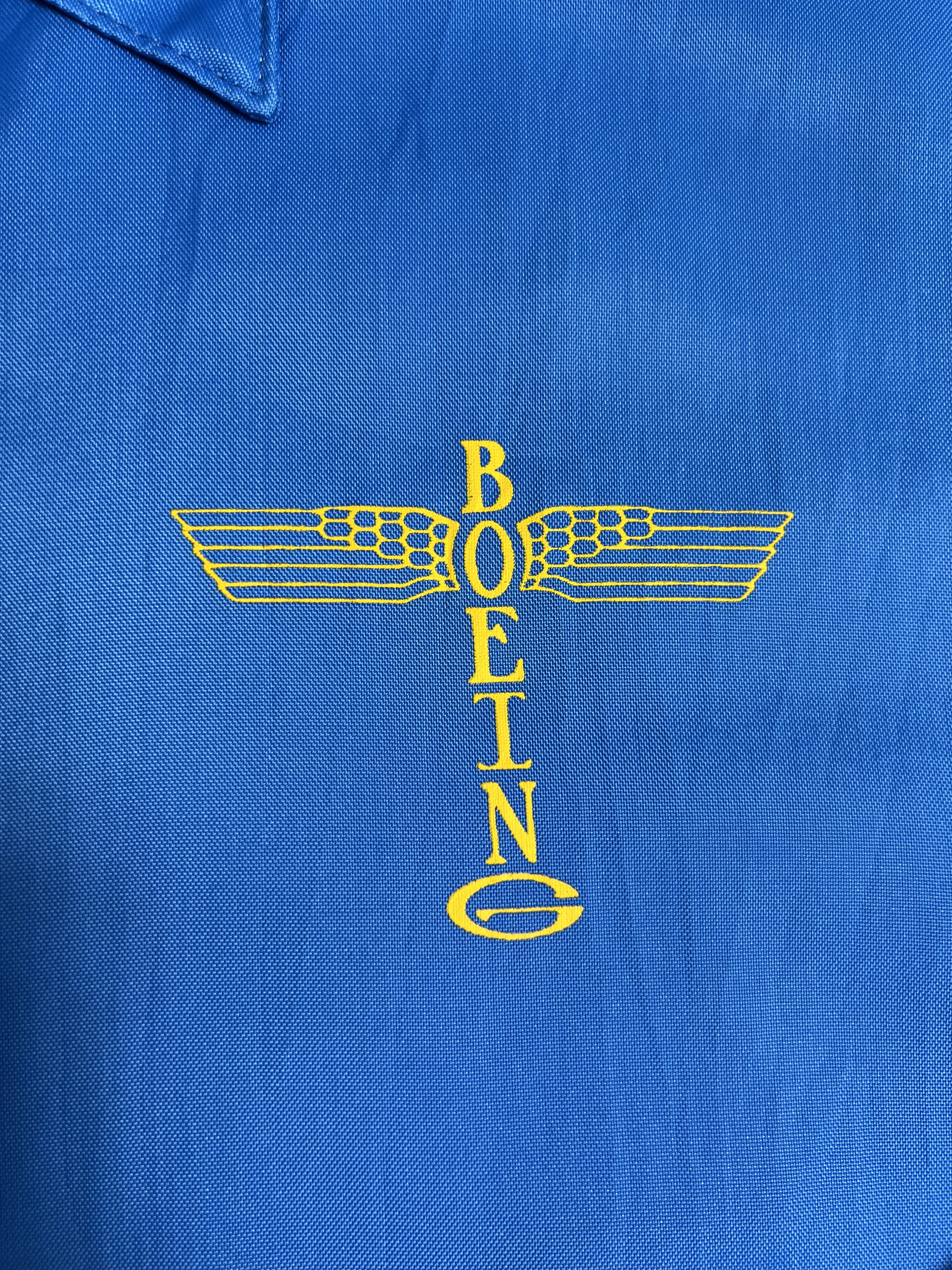 Vintage Vintage Boeing Full Zip Windbreaker Jacket (L) JKA420 Size US L / EU 52-54 / 3 - 2 Thumbnail