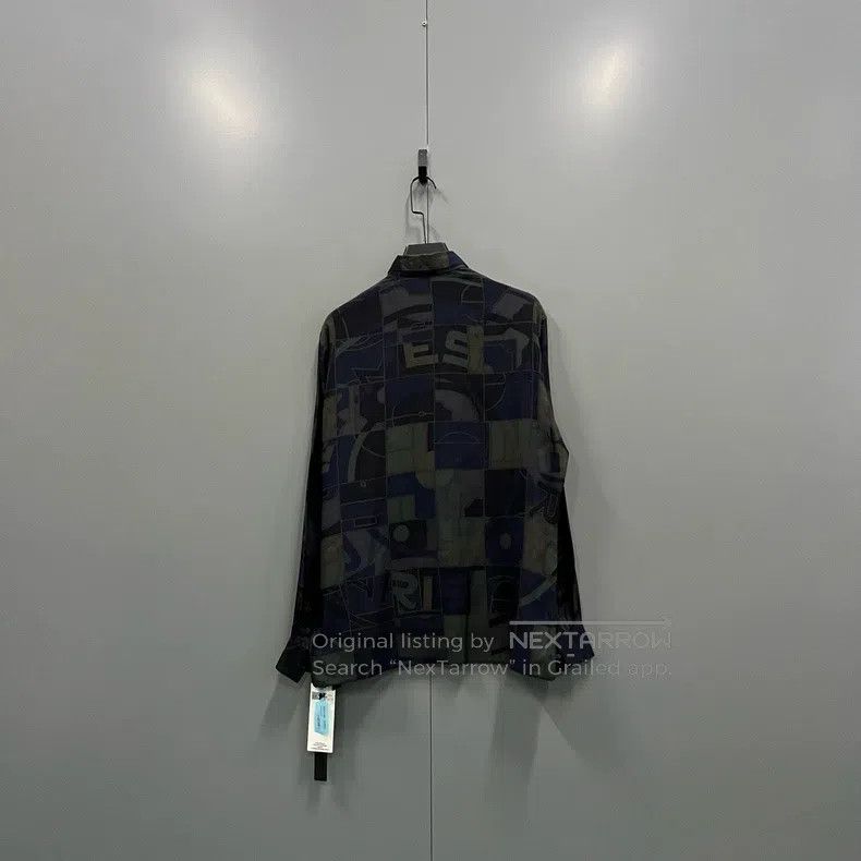 Hermes Hermes Geometric Printed Long Sleeve Shirt Size US XS / EU 42 / 0 - 3 Thumbnail