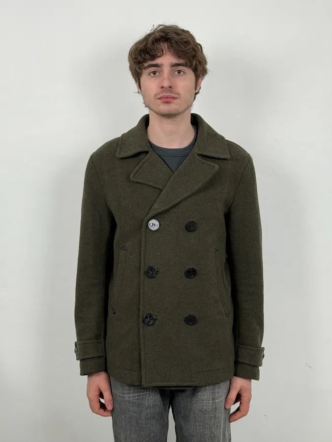 Diesel Diesel Khaki Green Wool Duffle Coat Size US S / EU 44-46 / 1 - 2 Thumbnail