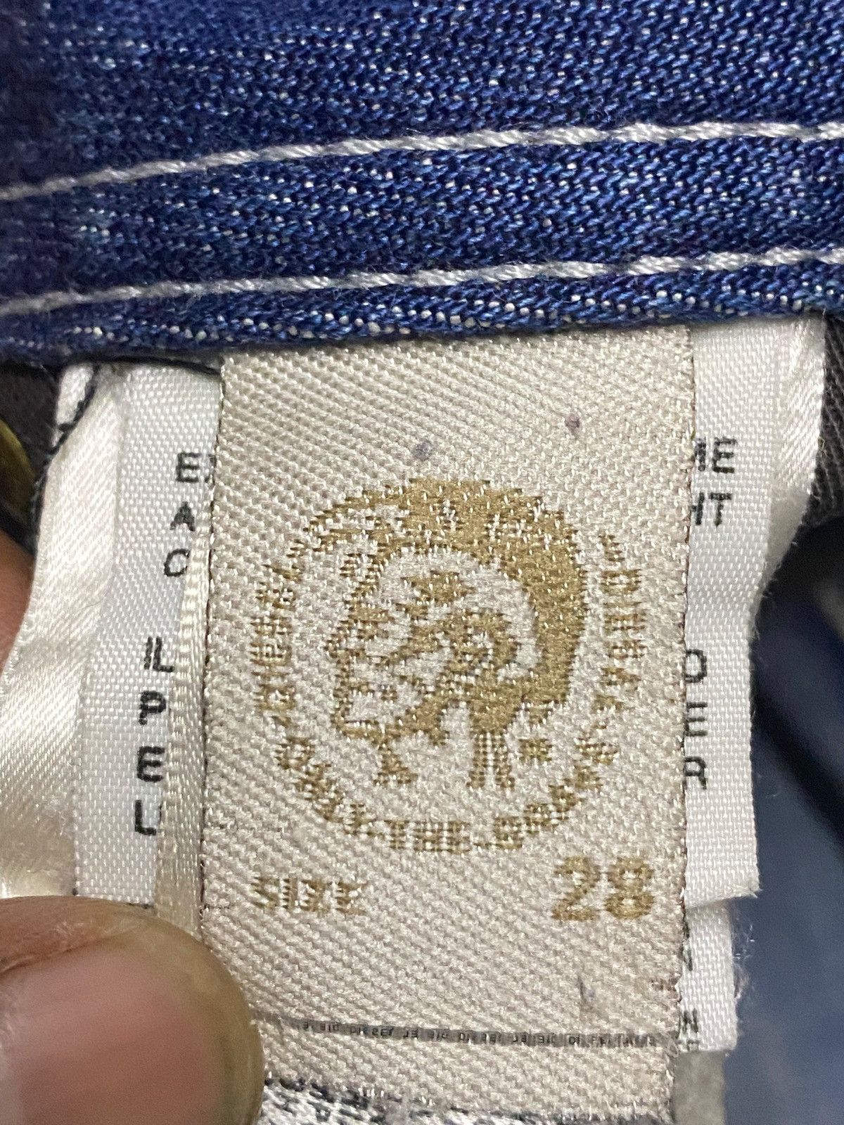 Diesel Vintage Diesel Kurren Wash 008KK Distressed Baggy Jeans Size US 31 - 23 Thumbnail