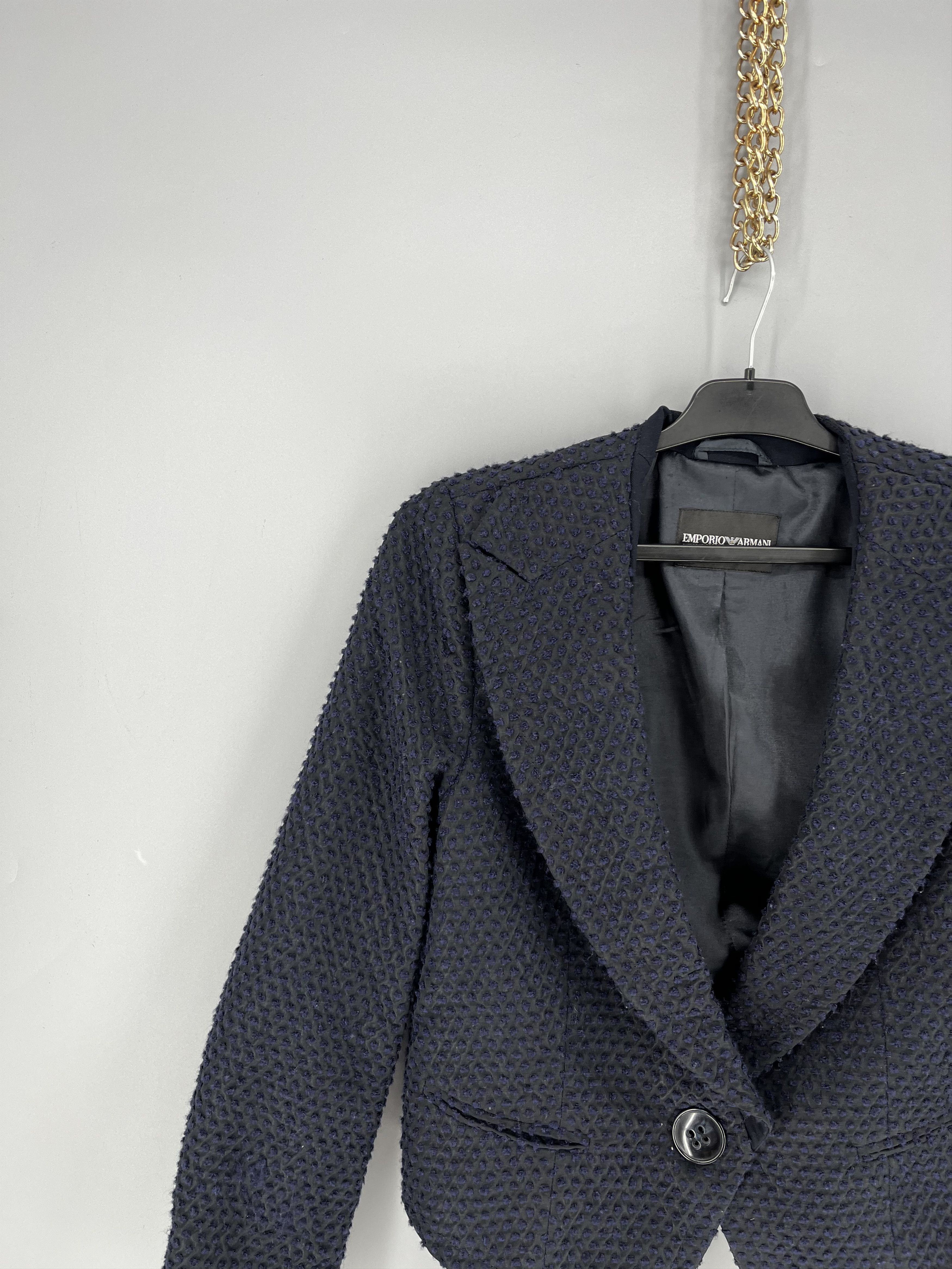 Emporio Armani Emporio Armani Women’s Blazer Made in Italy Size L / US 10 / IT 46 - 4 Thumbnail