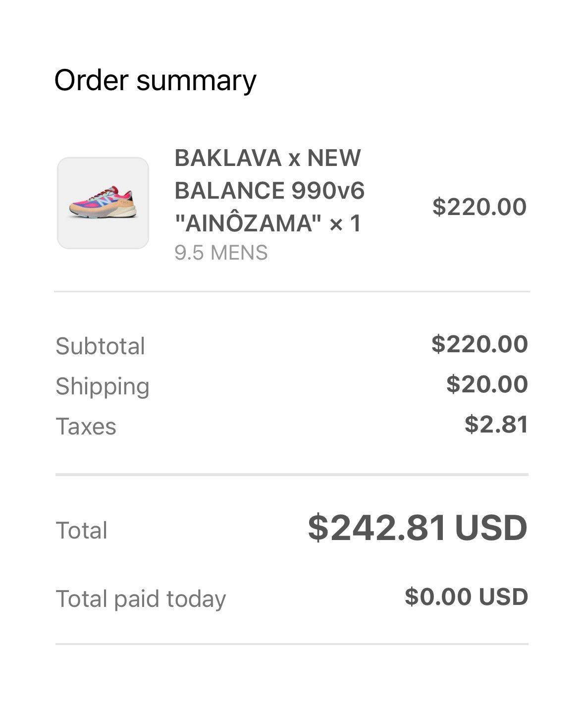 New Balance New Balance 990v9 Ainozama Size US 9.5 / EU 42-43 - 5 Thumbnail