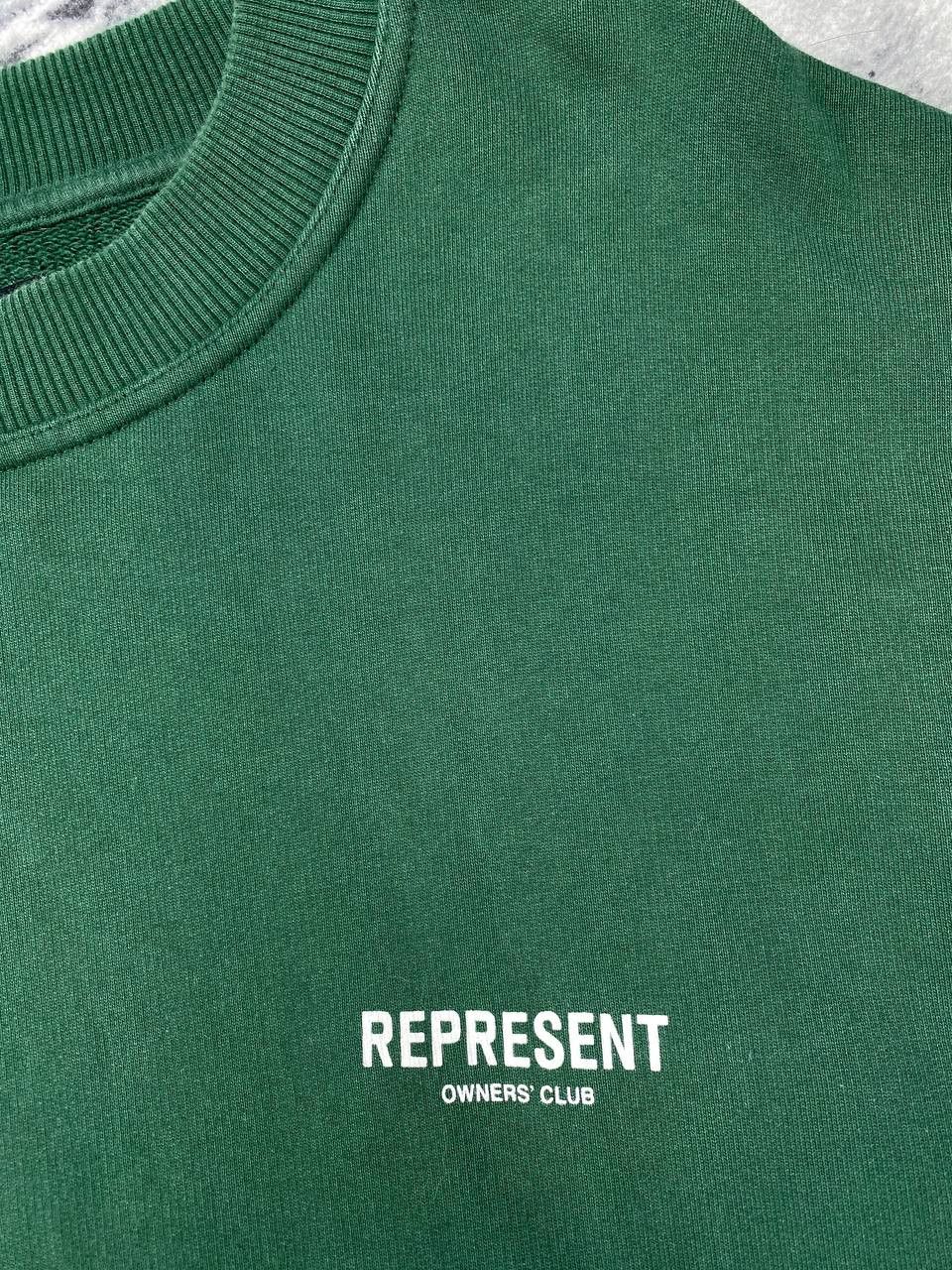 Represent Clo. Represent Owners Club Sweatshirt Big Logo Men Size L Green Size US L / EU 52-54 / 3 - 6 Thumbnail