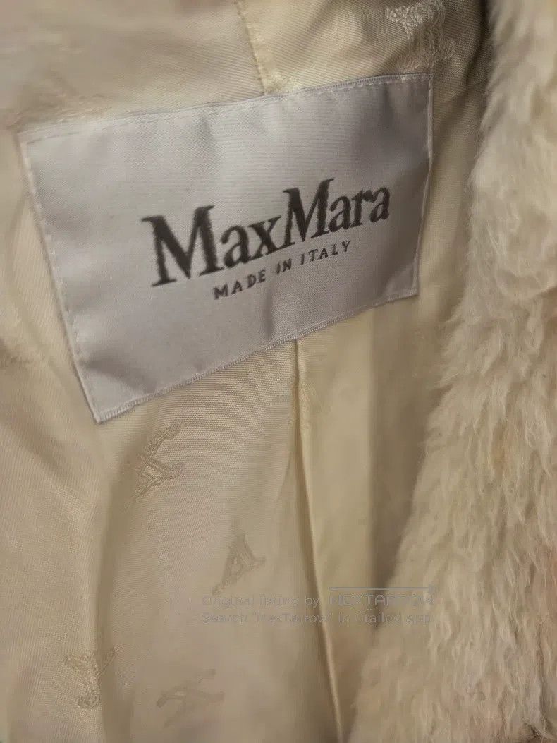 Max Mara Max Mara White Teddy Short Coat Jacket Size S / US 4 / IT 40 - 3 Thumbnail