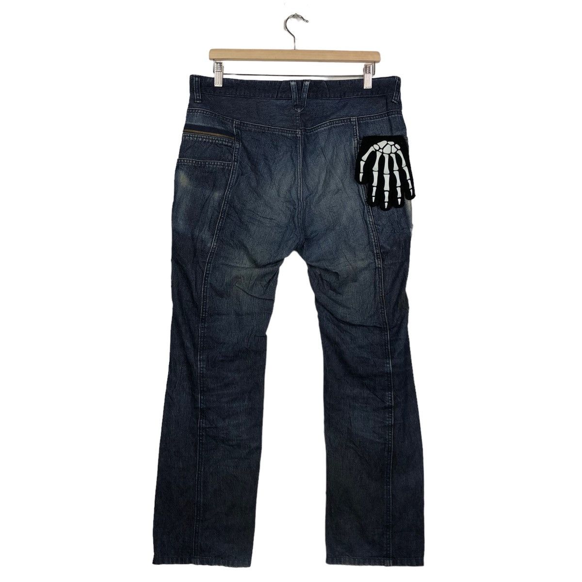 🔥90’s VINTAGE PHIL SMART UNION MADE JAPAN DISTRESSED DENIM