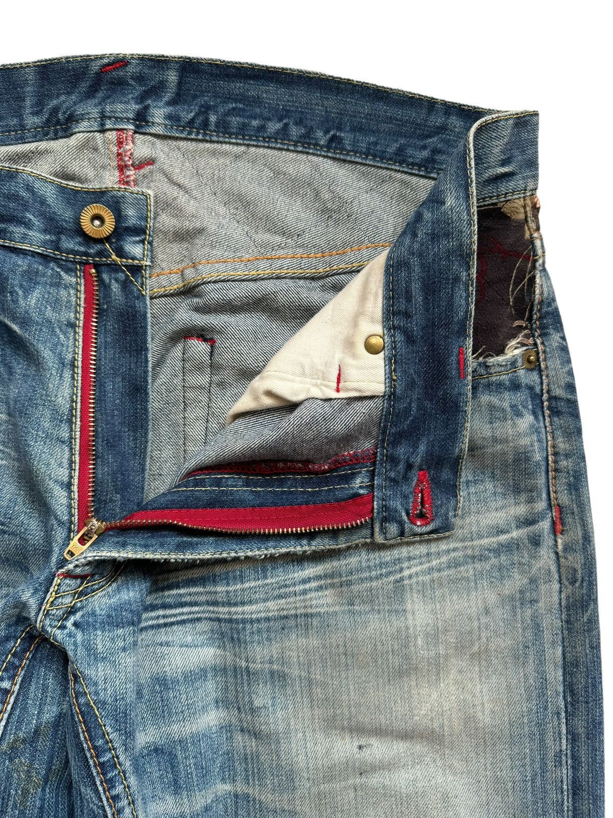If Six Was Nine Vintage ETERNAL Baggy Denim Jeans Size US 35 - 9 Thumbnail