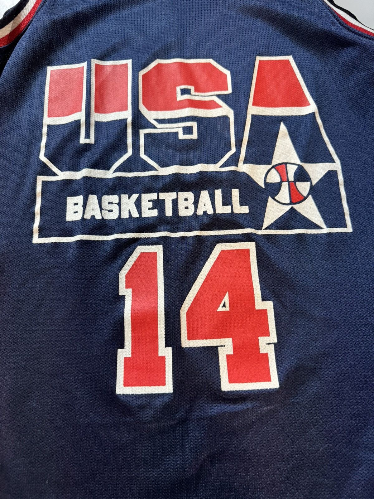 Champion × NBA × USA Olympics Alonzo Mourning TEAM USA BASKETBALL #14 Size US M / EU 48-50 / 2 - 5 Thumbnail
