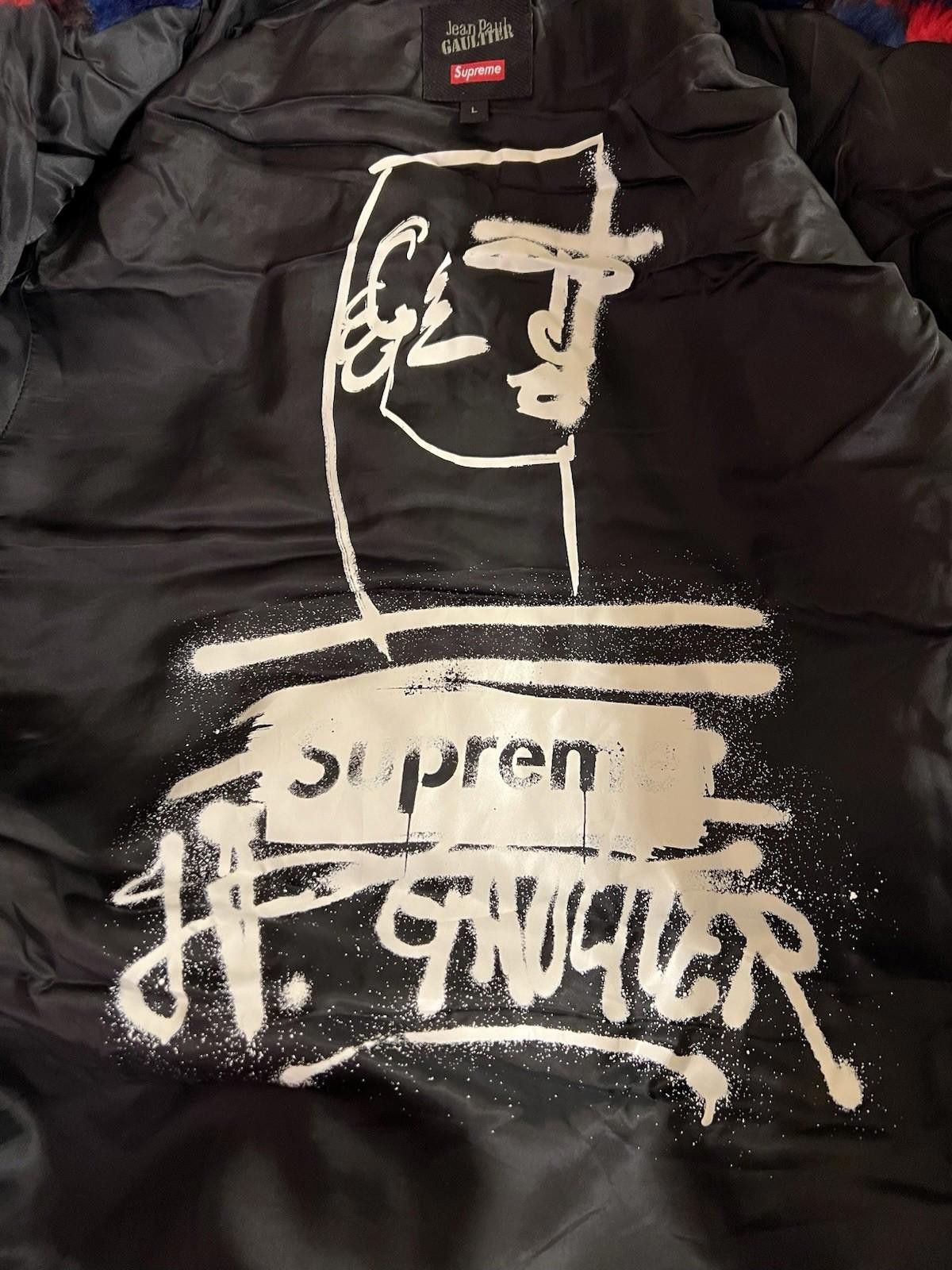 Supreme SUPREME Jean Paul Gaultier Double Breasted Plaid Fur Coat Size US L / EU 52-54 / 3 - 11 Thumbnail